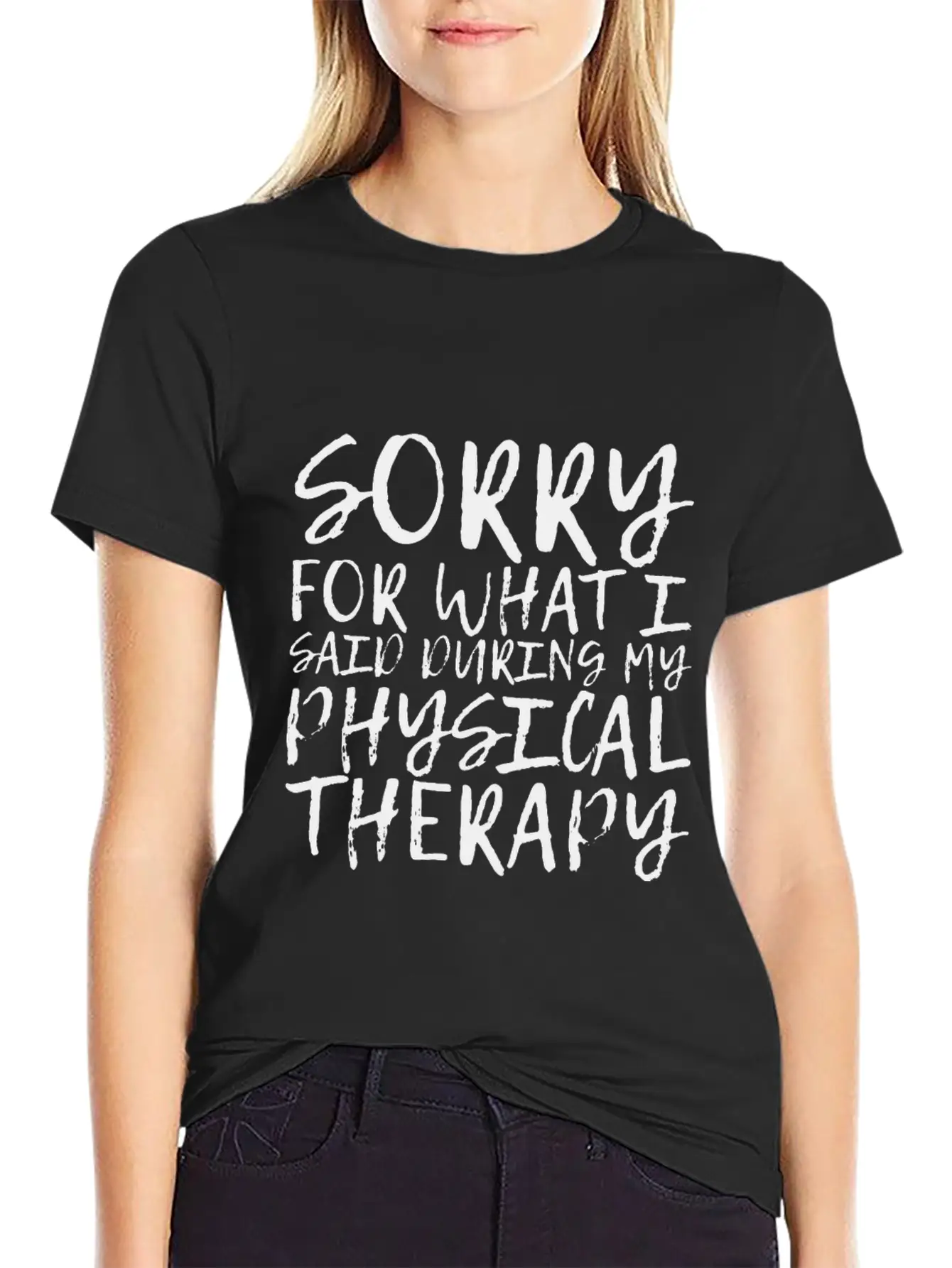 Sorry For What I Said During My Physical Therapy14 Unisex Short Sleeve Soft Cotton T-Shirt – Casual Everyday Wear