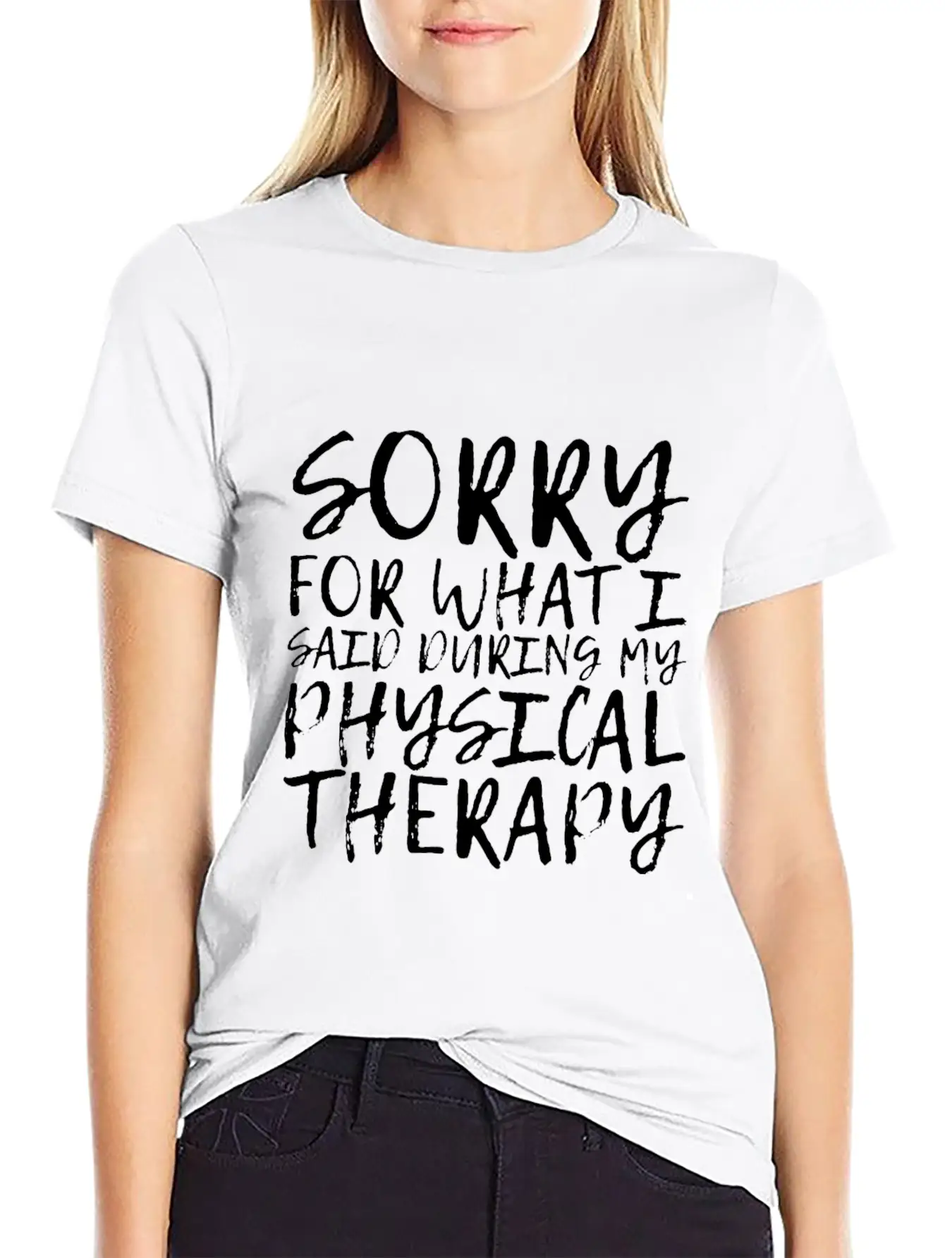 Sorry For What I Said During My Physical Therapy14 Unisex Short Sleeve Soft Cotton T-Shirt – Casual Everyday Wear