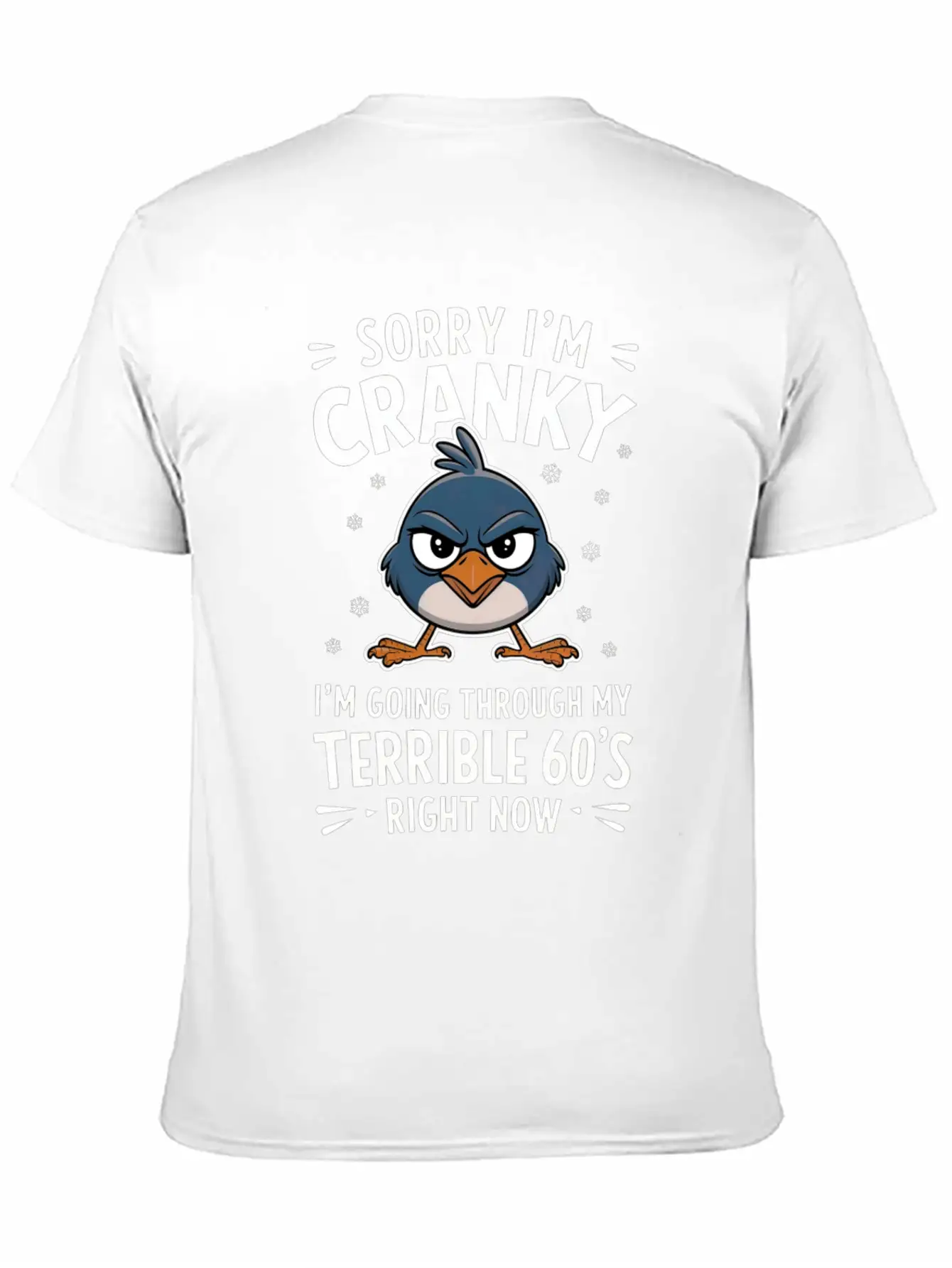 Sorry I'm Cranky I'm Going Through My Terrible 60 Stylish Everyday T-Shirt – Unisex Basic Cotton Tee
