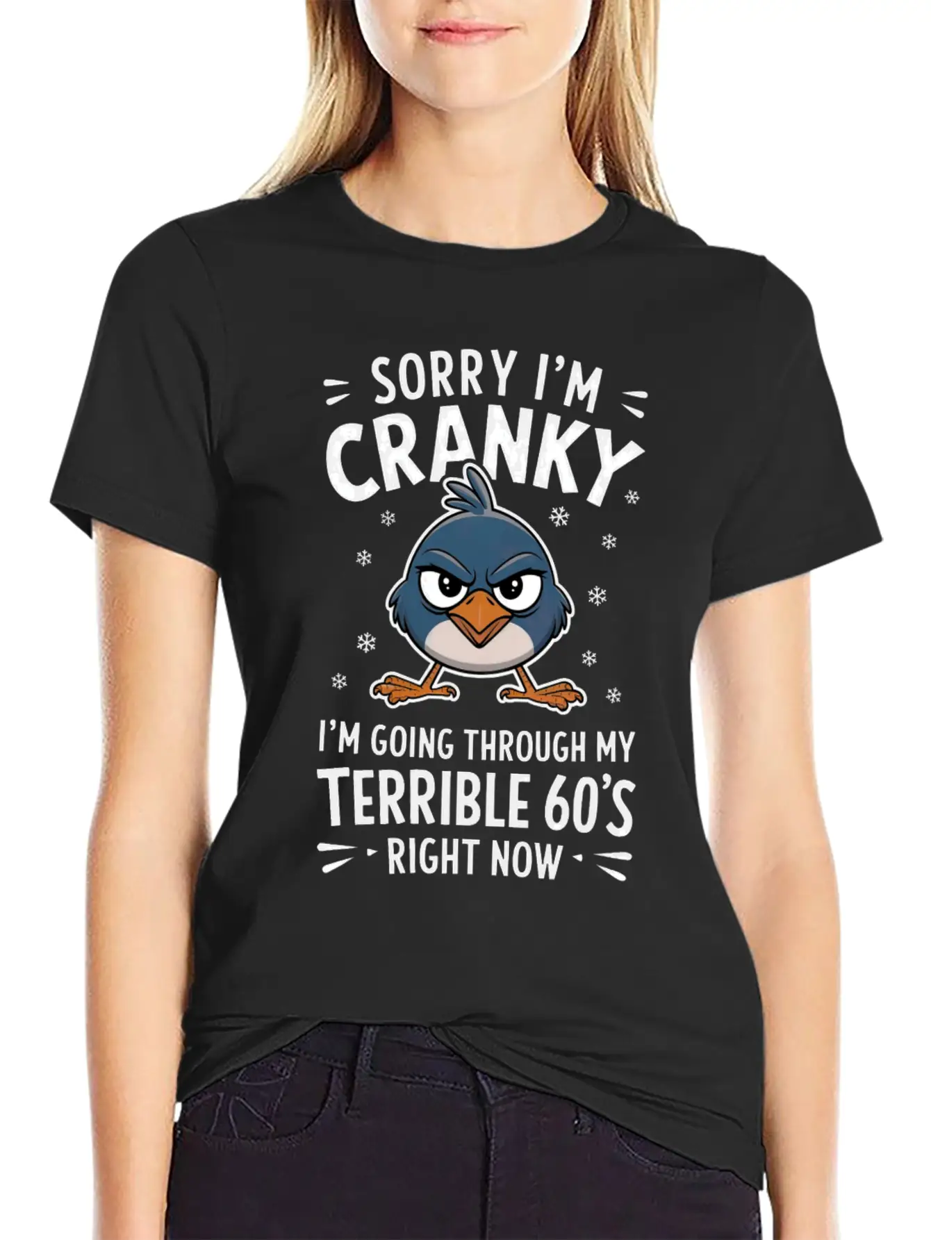 Sorry I'm Cranky I'm Going Through My Terrible 60 Stylish Everyday T-Shirt – Unisex Basic Cotton Tee