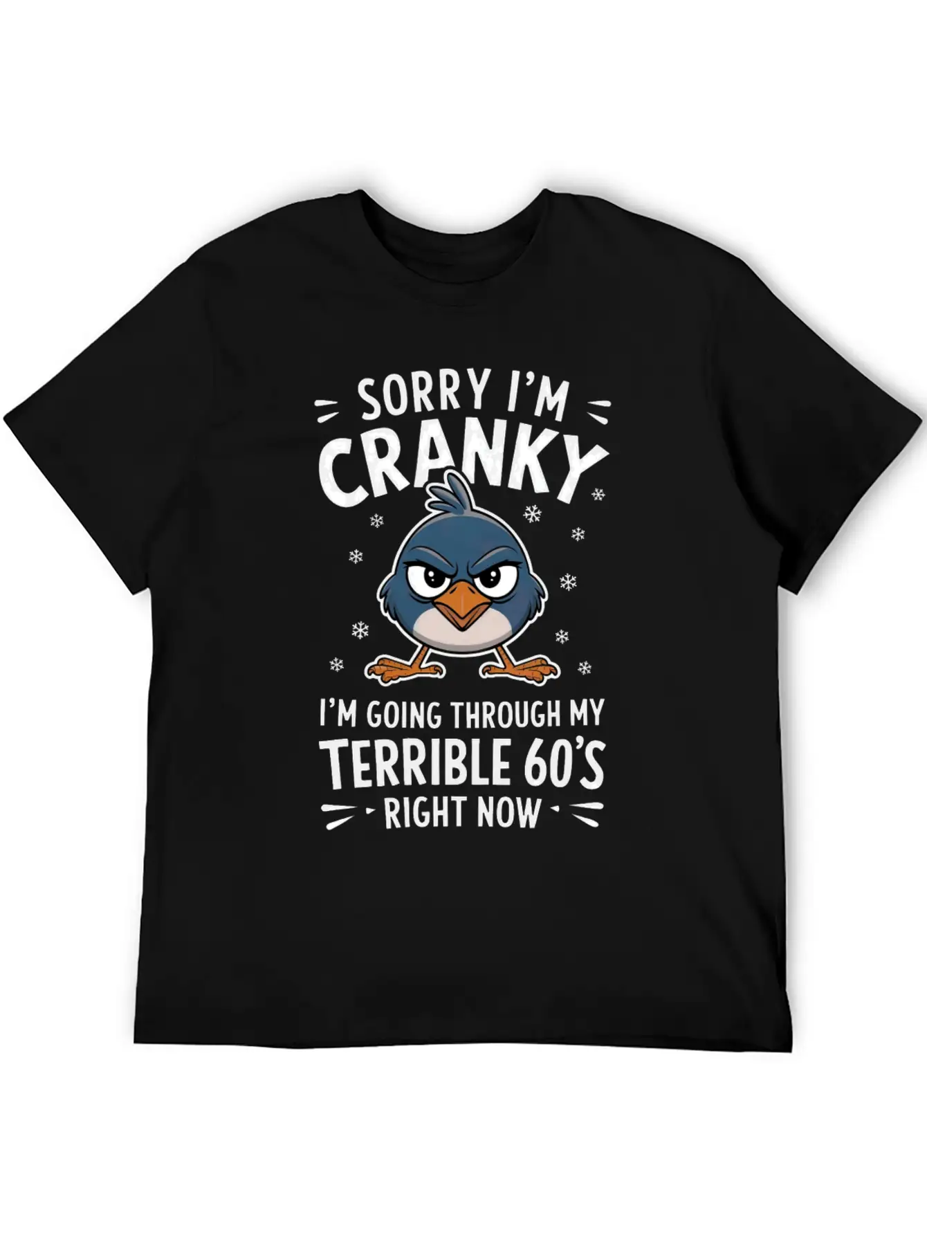Sorry I'm Cranky I'm Going Through My Terrible 60 Stylish Everyday T-Shirt – Unisex Basic Cotton Tee