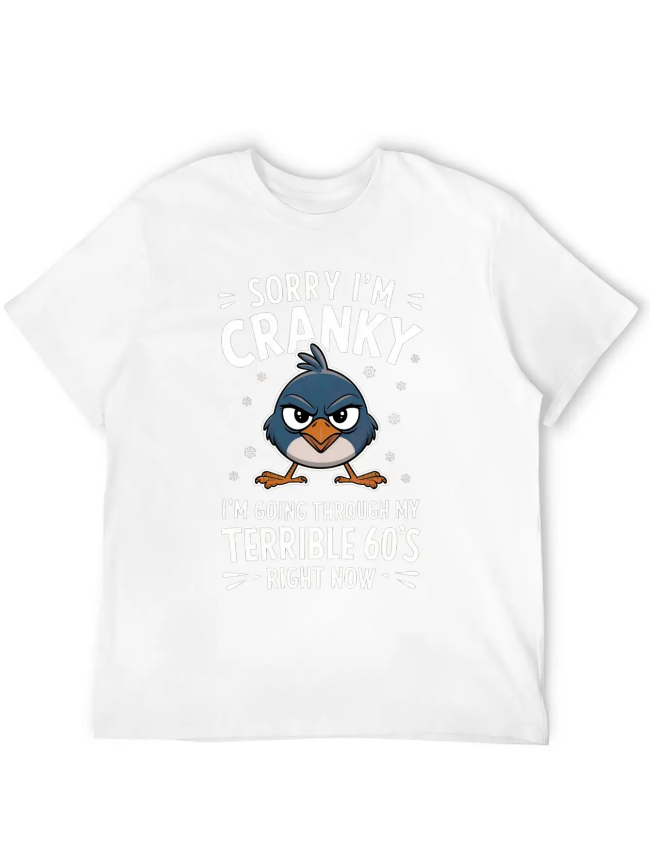 Sorry I'm Cranky I'm Going Through My Terrible 60 Stylish Everyday T-Shirt – Unisex Basic Cotton Tee