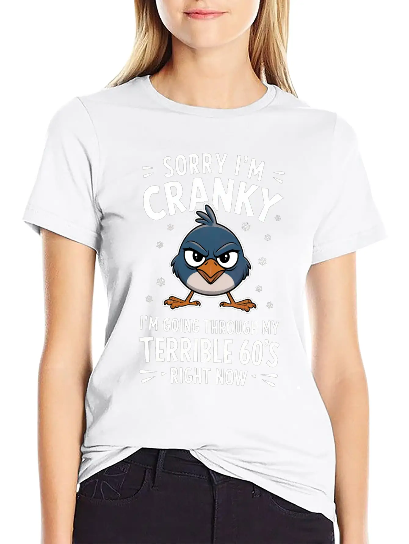 Sorry I'm Cranky I'm Going Through My Terrible 60 Stylish Everyday T-Shirt – Unisex Basic Cotton Tee