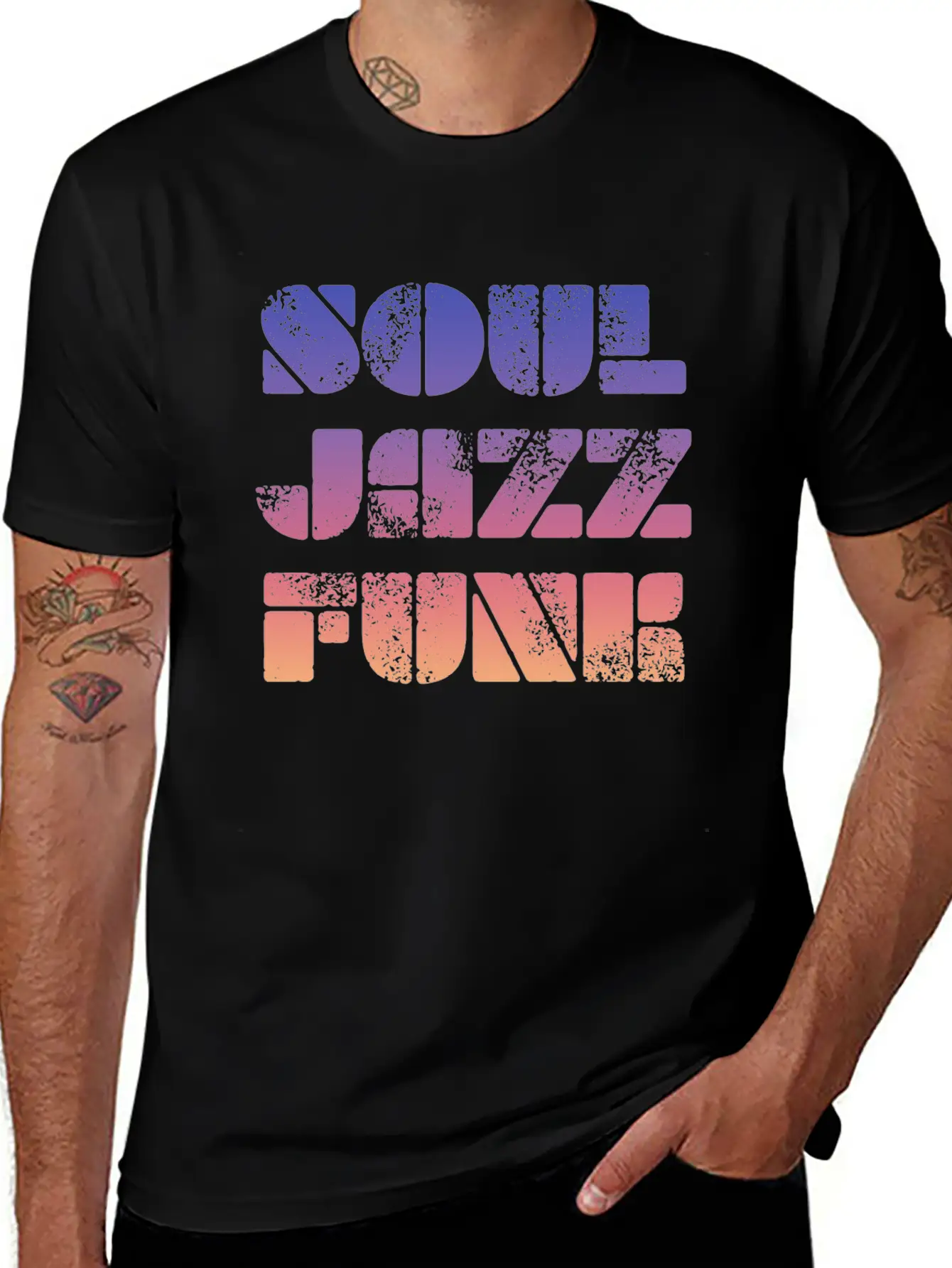 Soul Jazz Funk Music Unisex Short Sleeve Soft Cotton T-Shirt – Casual Everyday Wear