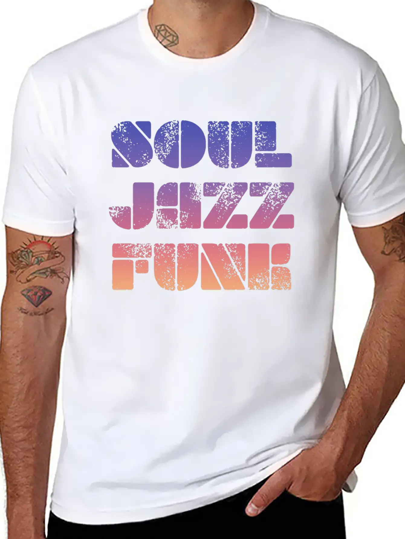 Soul Jazz Funk Music Unisex Short Sleeve Soft Cotton T-Shirt – Casual Everyday Wear