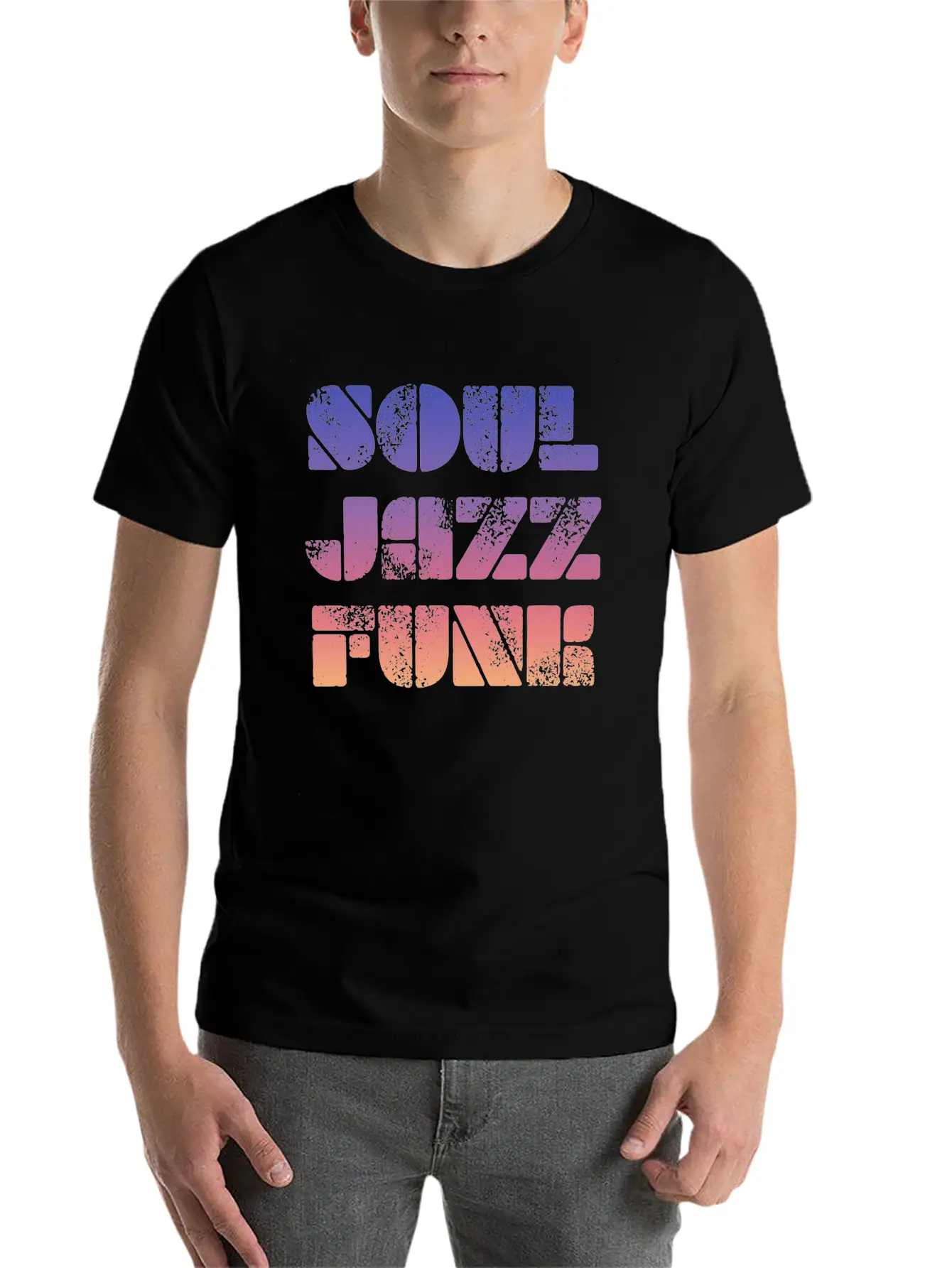 Soul Jazz Funk Music Unisex Short Sleeve Soft Cotton T-Shirt – Casual Everyday Wear