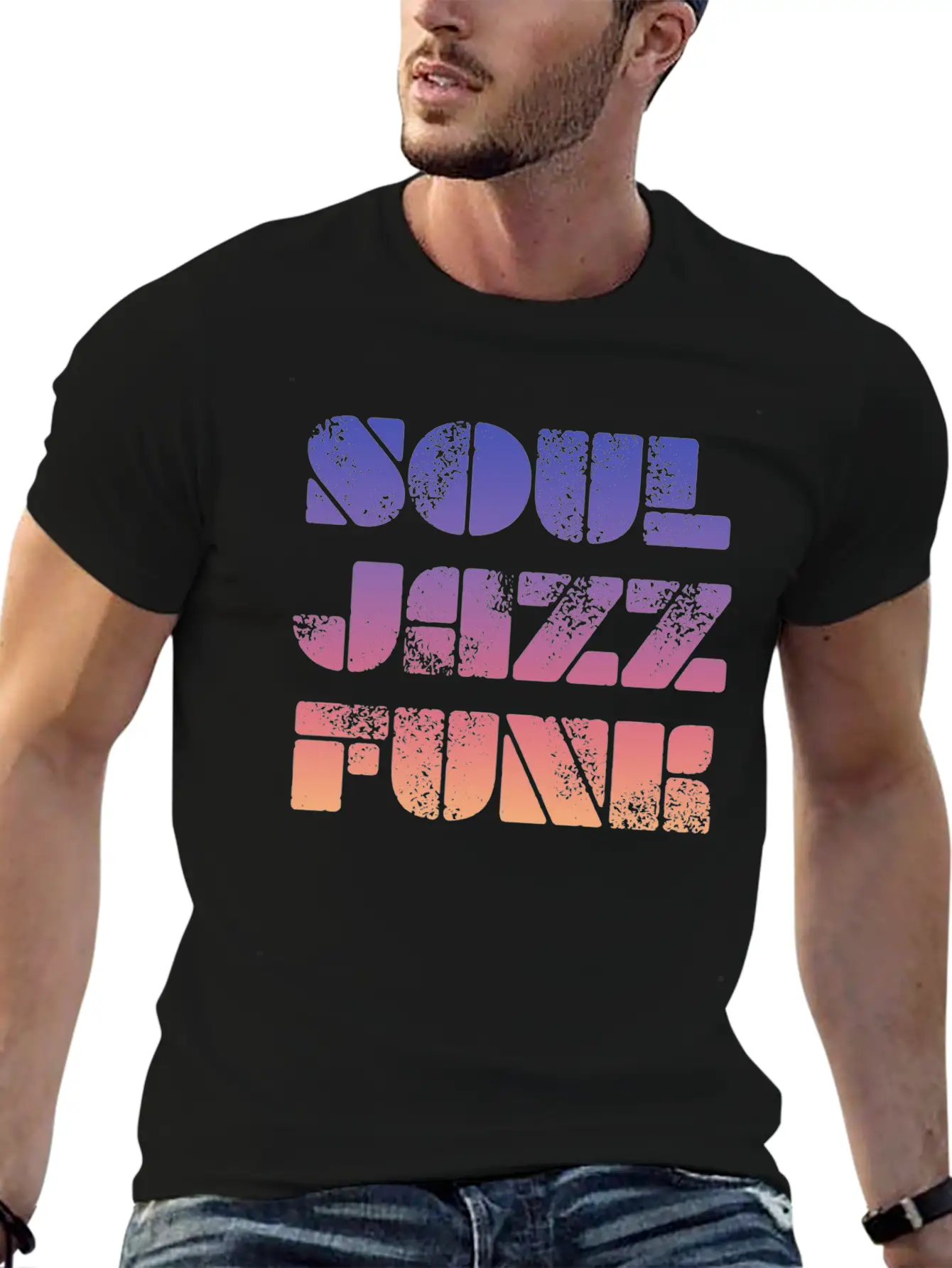 Soul Jazz Funk Music Unisex Short Sleeve Soft Cotton T-Shirt – Casual Everyday Wear