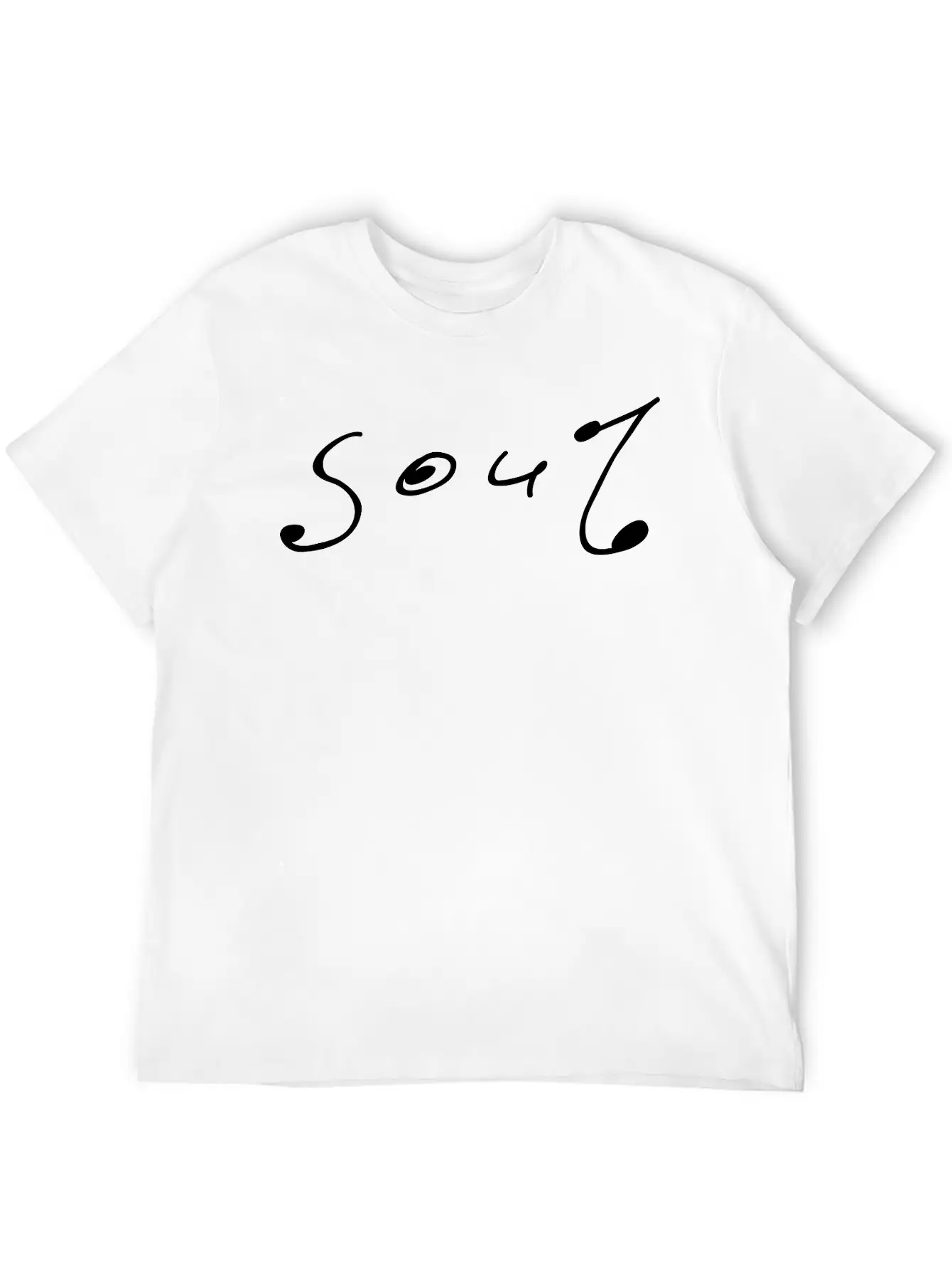 Soul Music Comfortable Minimalist Graphic Tee – Summer Style Essential