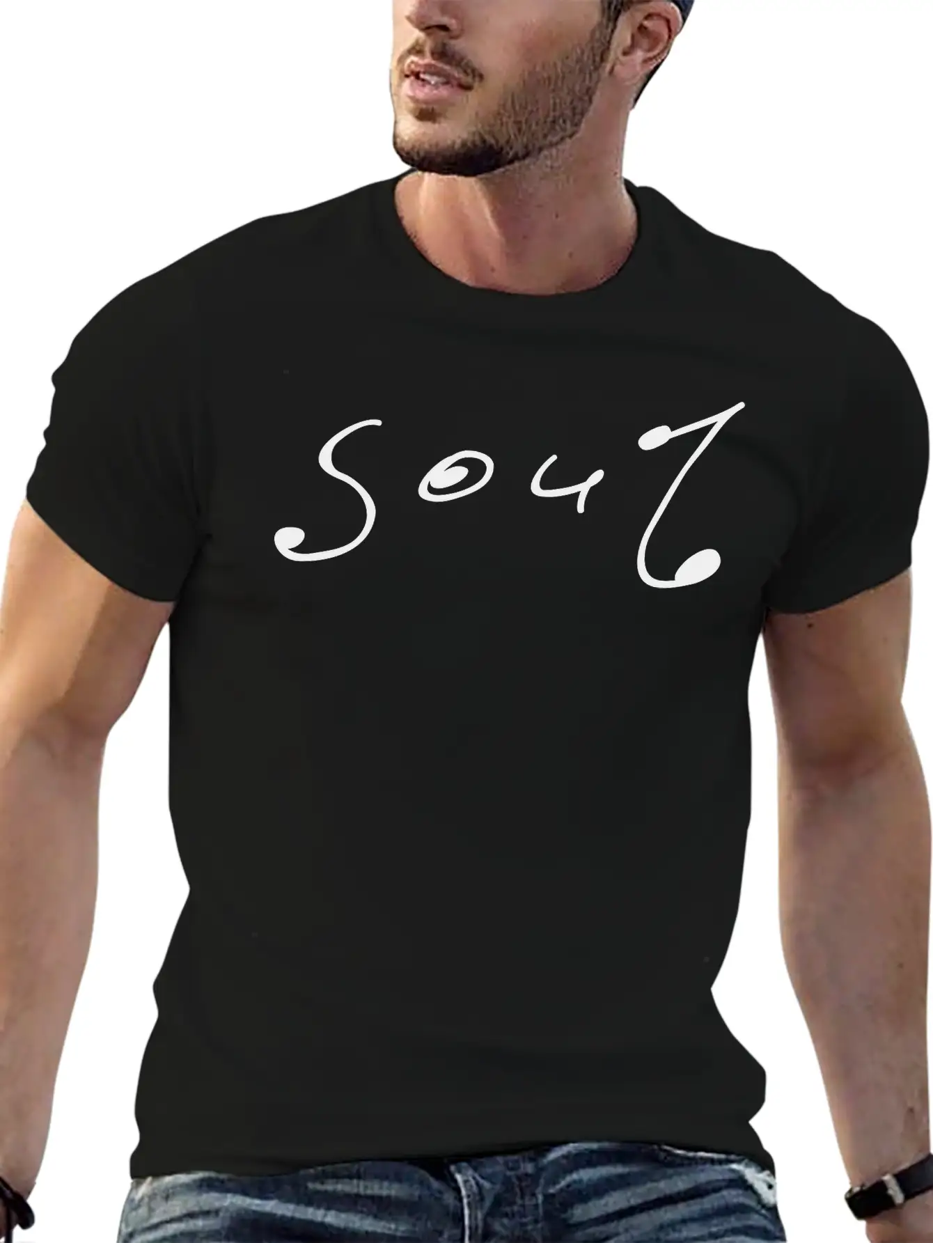 Soul Music Comfortable Minimalist Graphic Tee – Summer Style Essential