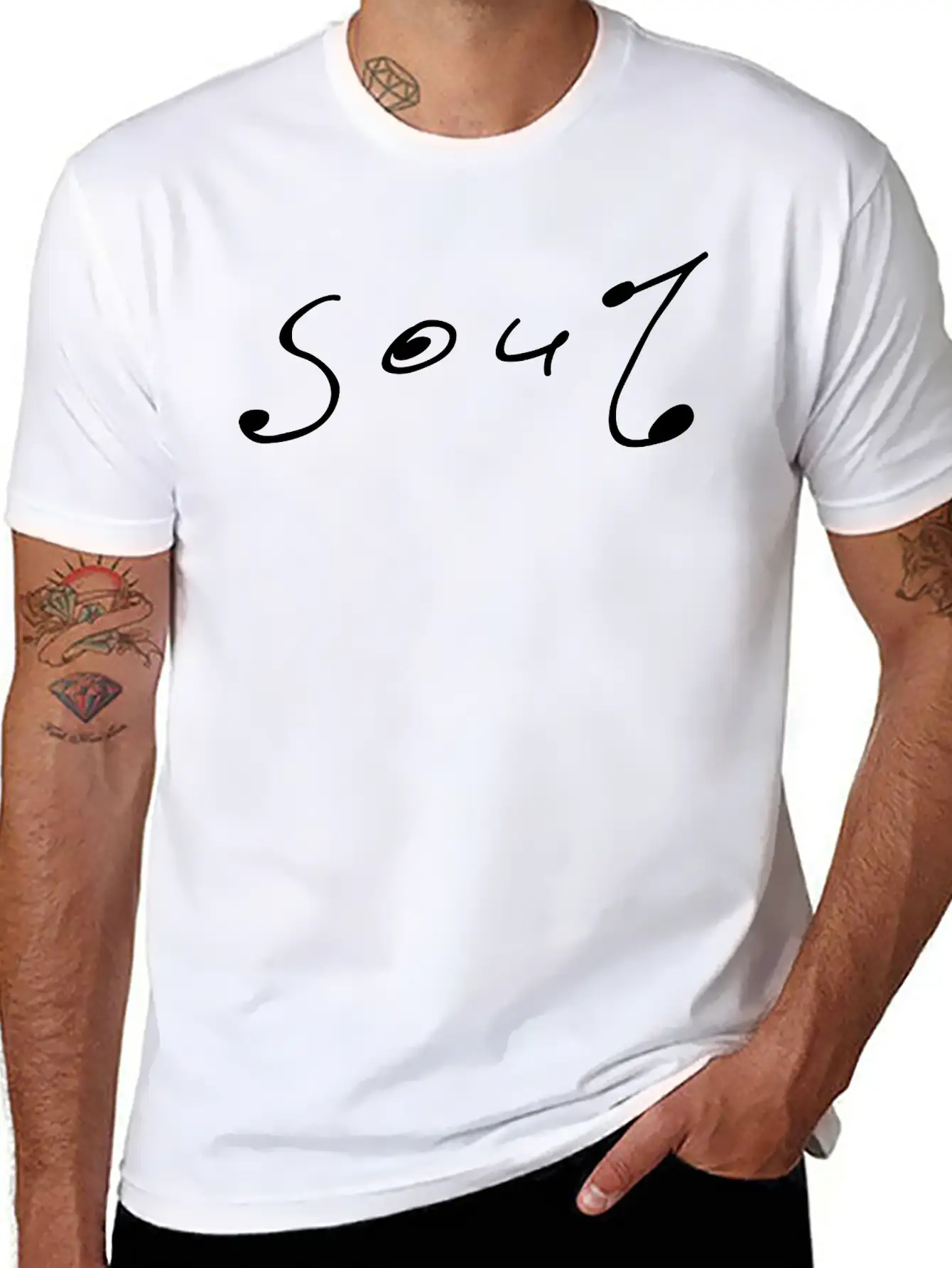 Soul Music Comfortable Minimalist Graphic Tee – Summer Style Essential