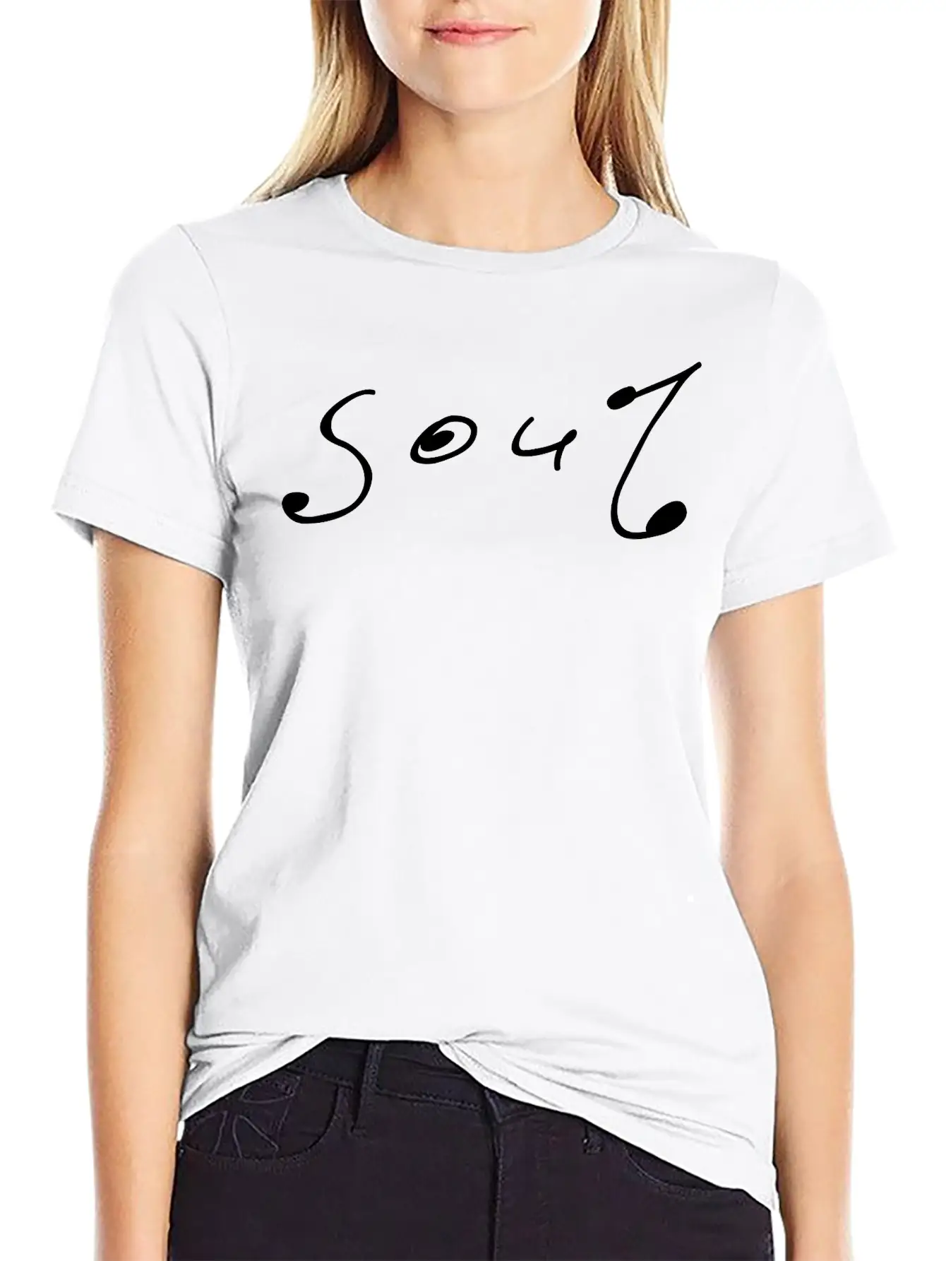 Soul Music Comfortable Minimalist Graphic Tee – Summer Style Essential