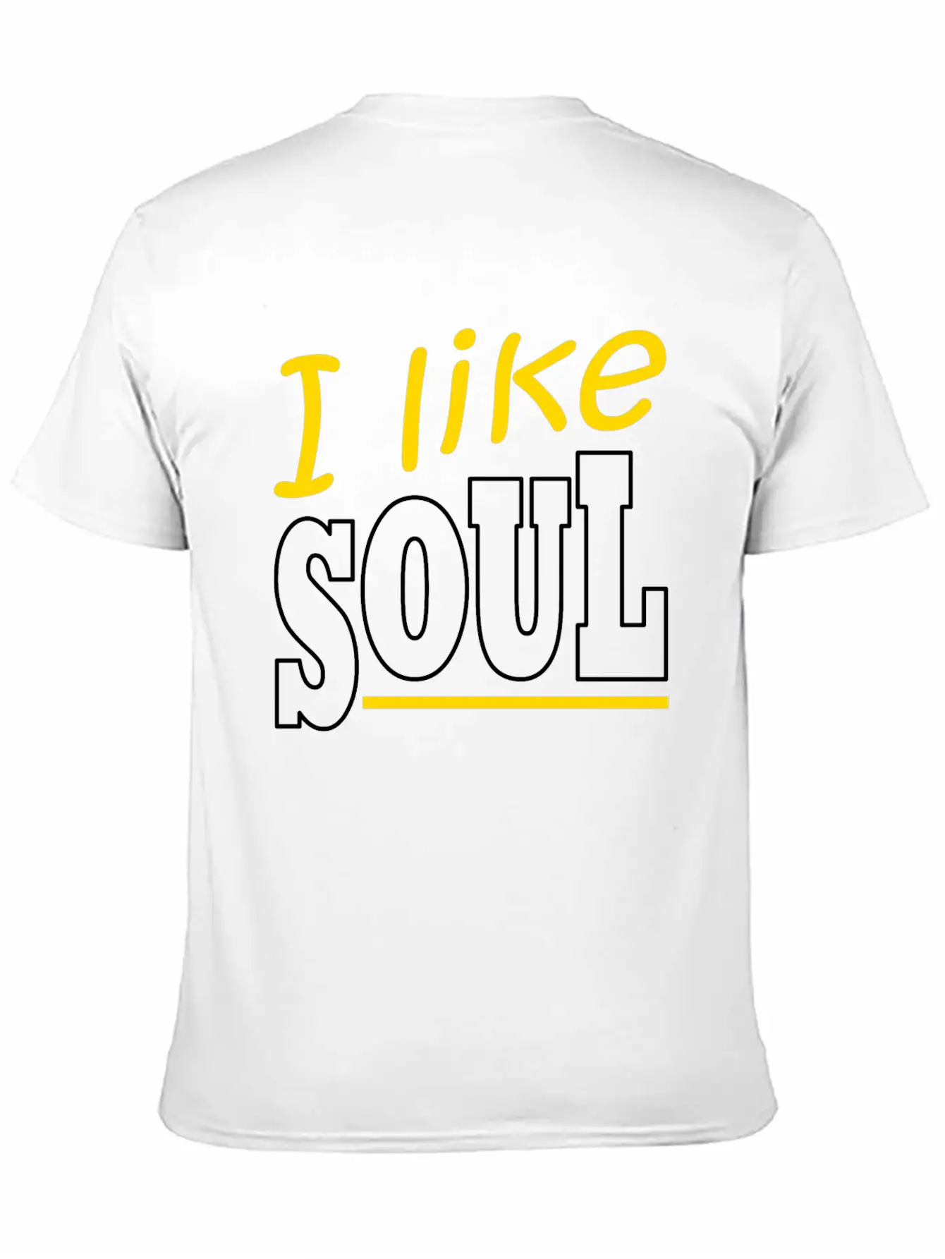 Soul Music Retro Lettering Unisex Casual T-Shirt – Clean Design For Daily Comfort