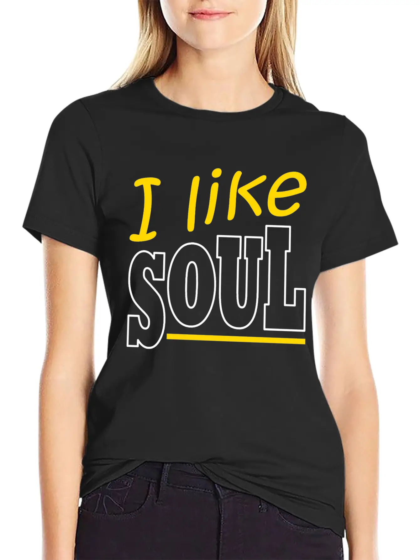 Soul Music Retro Lettering Unisex Casual T-Shirt – Clean Design For Daily Comfort