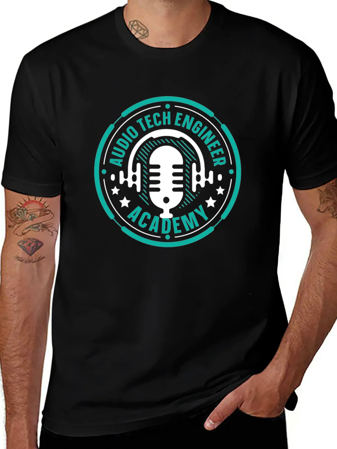 Sound Audio Engineer Music Producer Unisex Short Sleeve Soft Cotton T-Shirt – Casual Everyday Wear