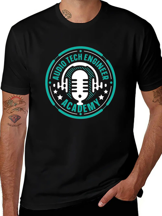Sound Audio Engineer Music Producer Unisex Short Sleeve Soft Cotton T-Shirt – Casual Everyday Wear