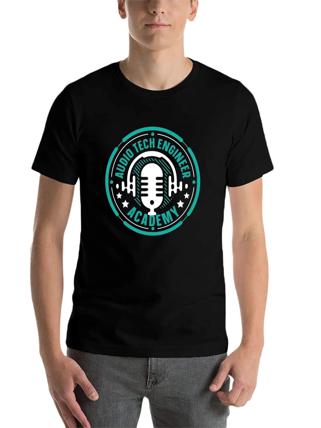 Sound Audio Engineer Music Producer Unisex Short Sleeve Soft Cotton T-Shirt – Casual Everyday Wear