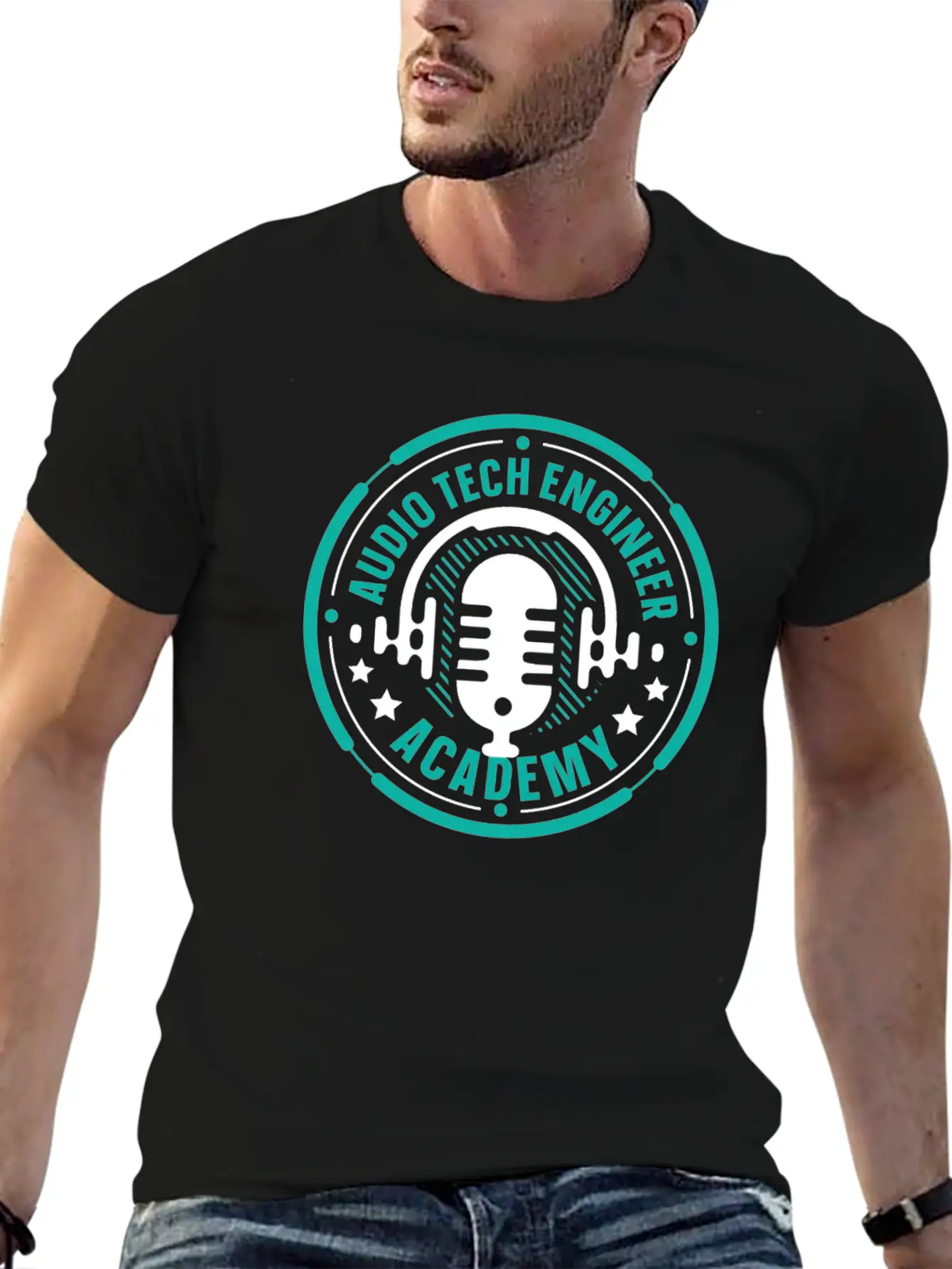 Sound Audio Engineer Music Producer Unisex Short Sleeve Soft Cotton T-Shirt – Casual Everyday Wear