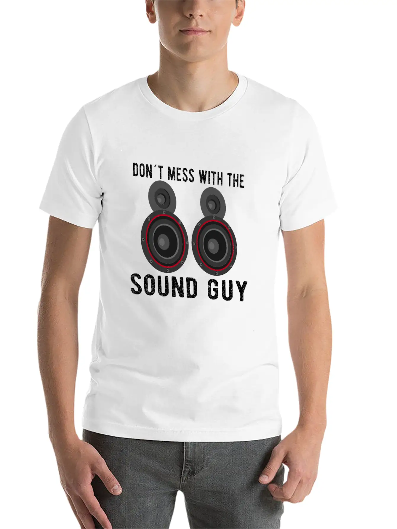SOUND GUY / AUDIOLOGIST / CAR STEREO: Don´t Mess Basic Graphic T-Shirt – Daily Comfort In Soft Cotton