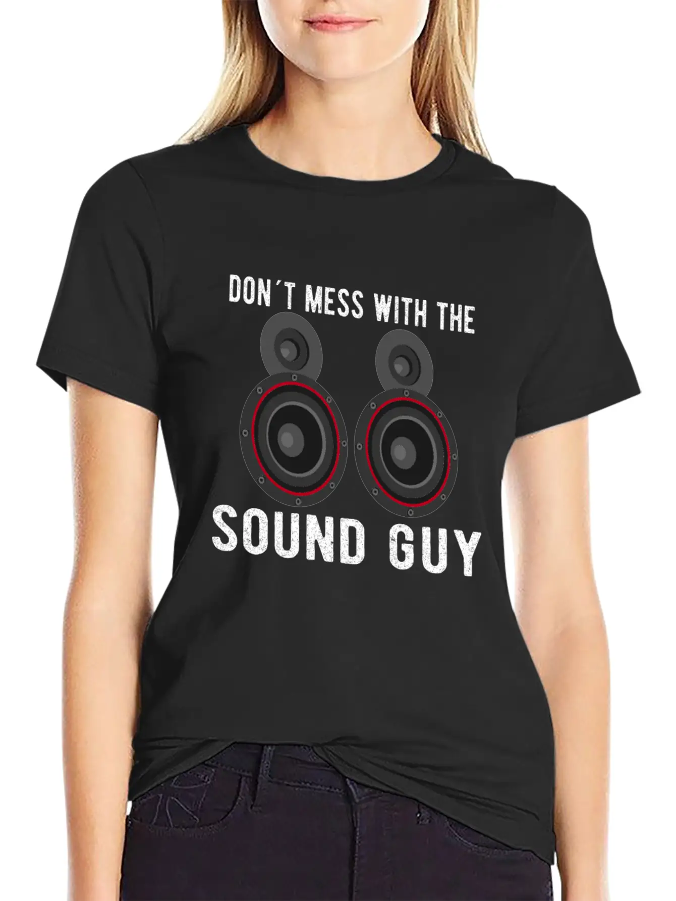 SOUND GUY / AUDIOLOGIST / CAR STEREO: Don´t Mess Basic Graphic T-Shirt – Daily Comfort In Soft Cotton