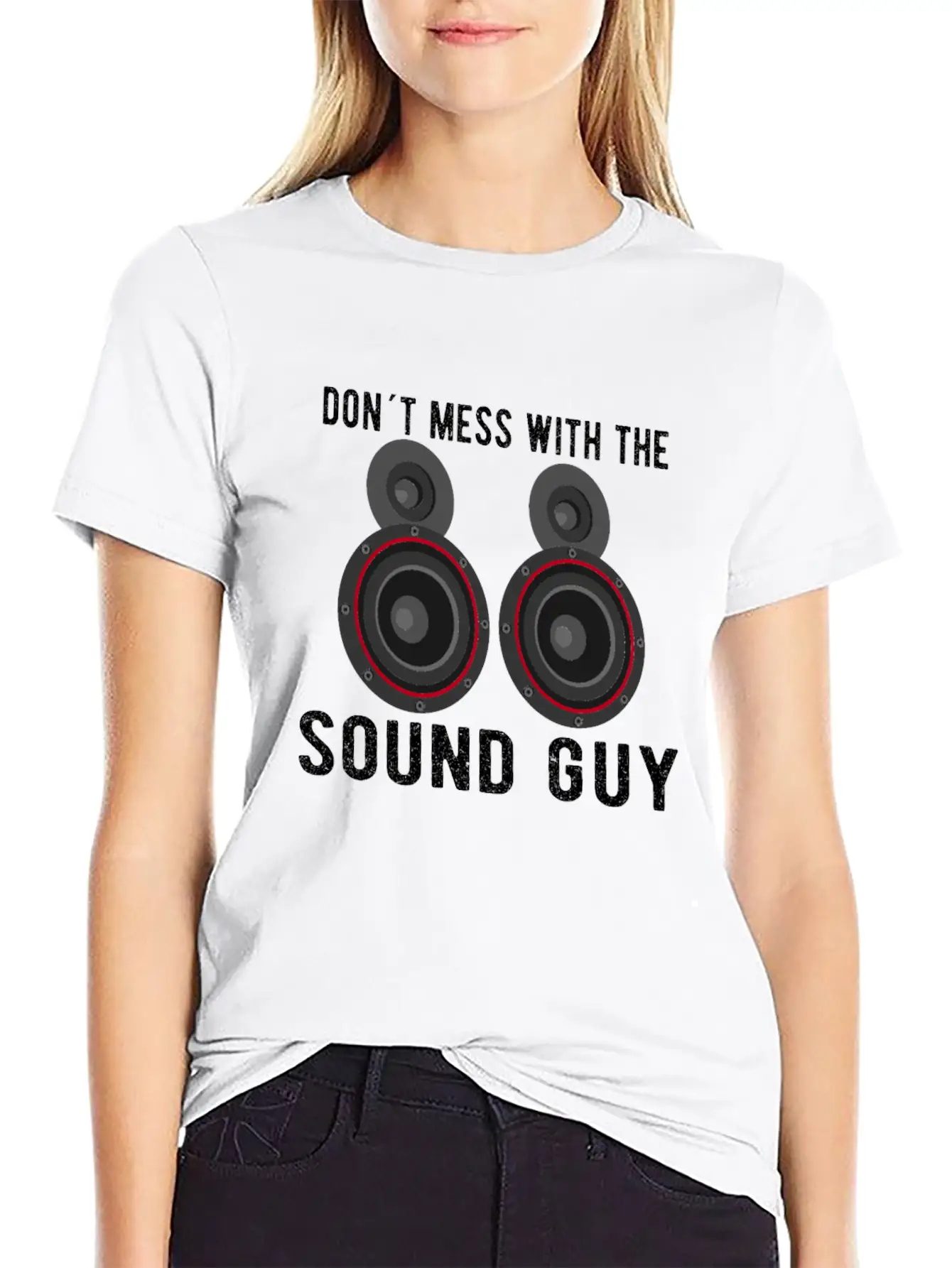 SOUND GUY / AUDIOLOGIST / CAR STEREO: Don´t Mess Basic Graphic T-Shirt – Daily Comfort In Soft Cotton