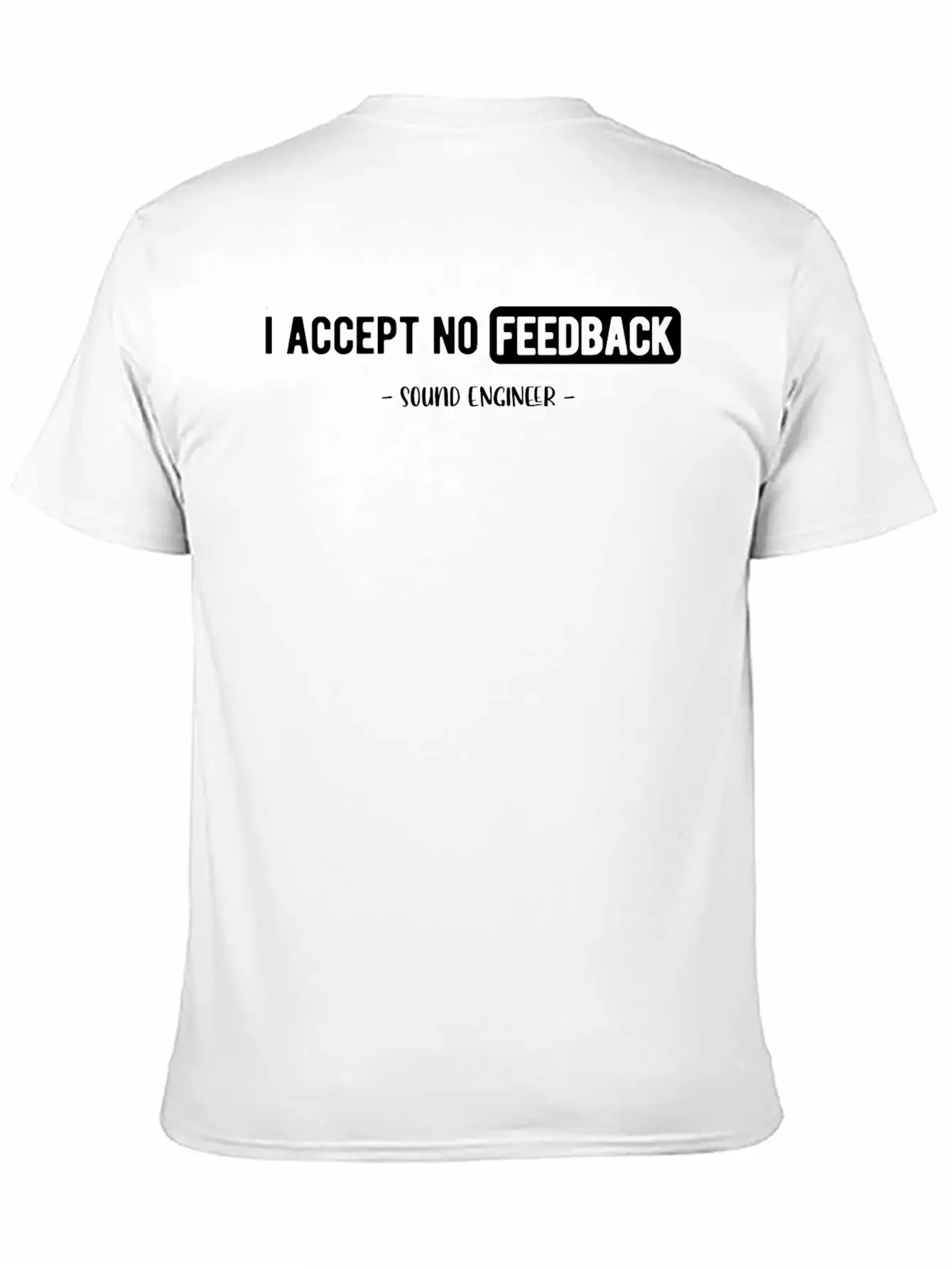 Sound Guy Timeless Short Sleeve Tee – Comfy And Minimalist Design