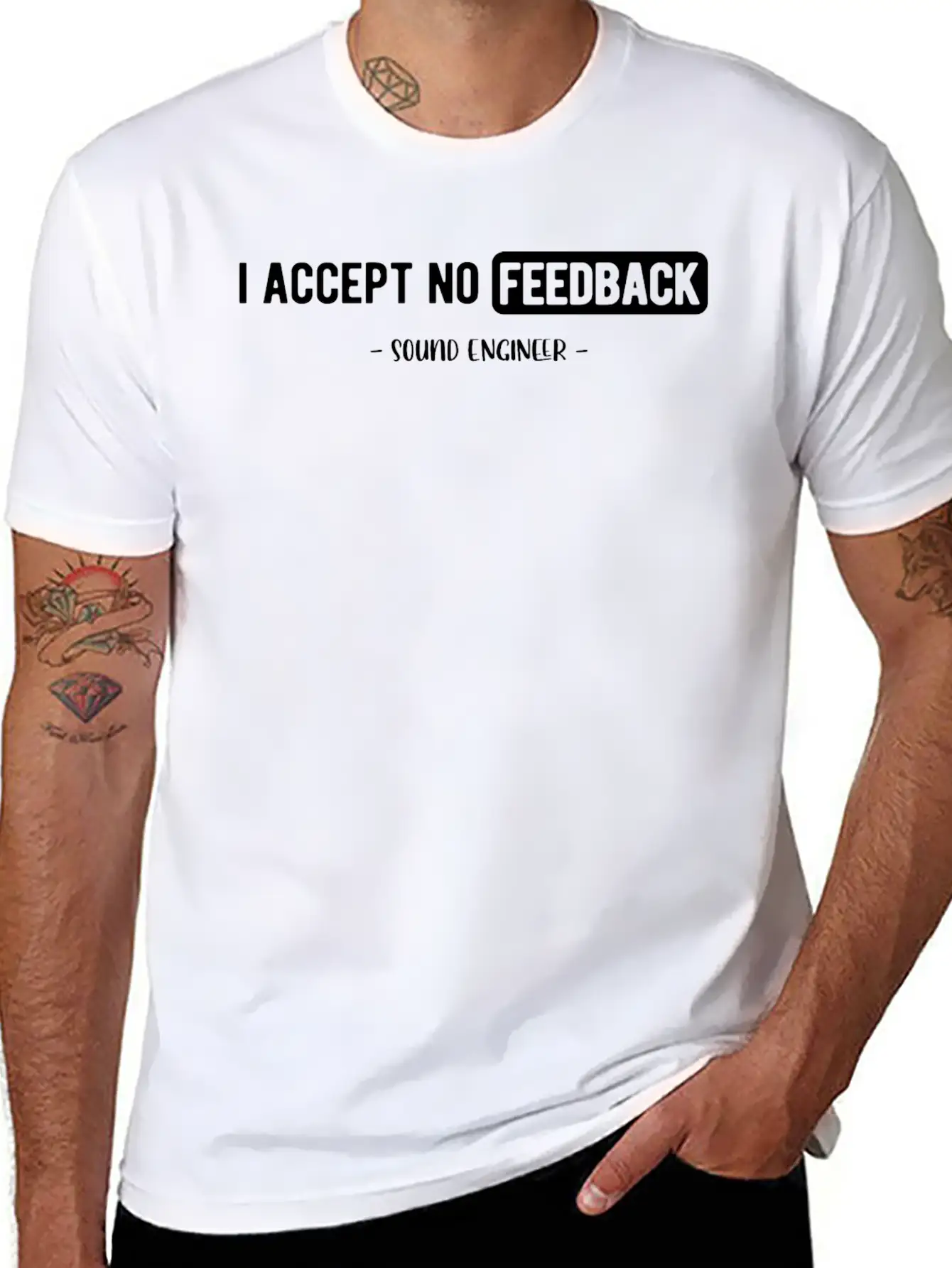 Sound Guy Timeless Short Sleeve Tee – Comfy And Minimalist Design