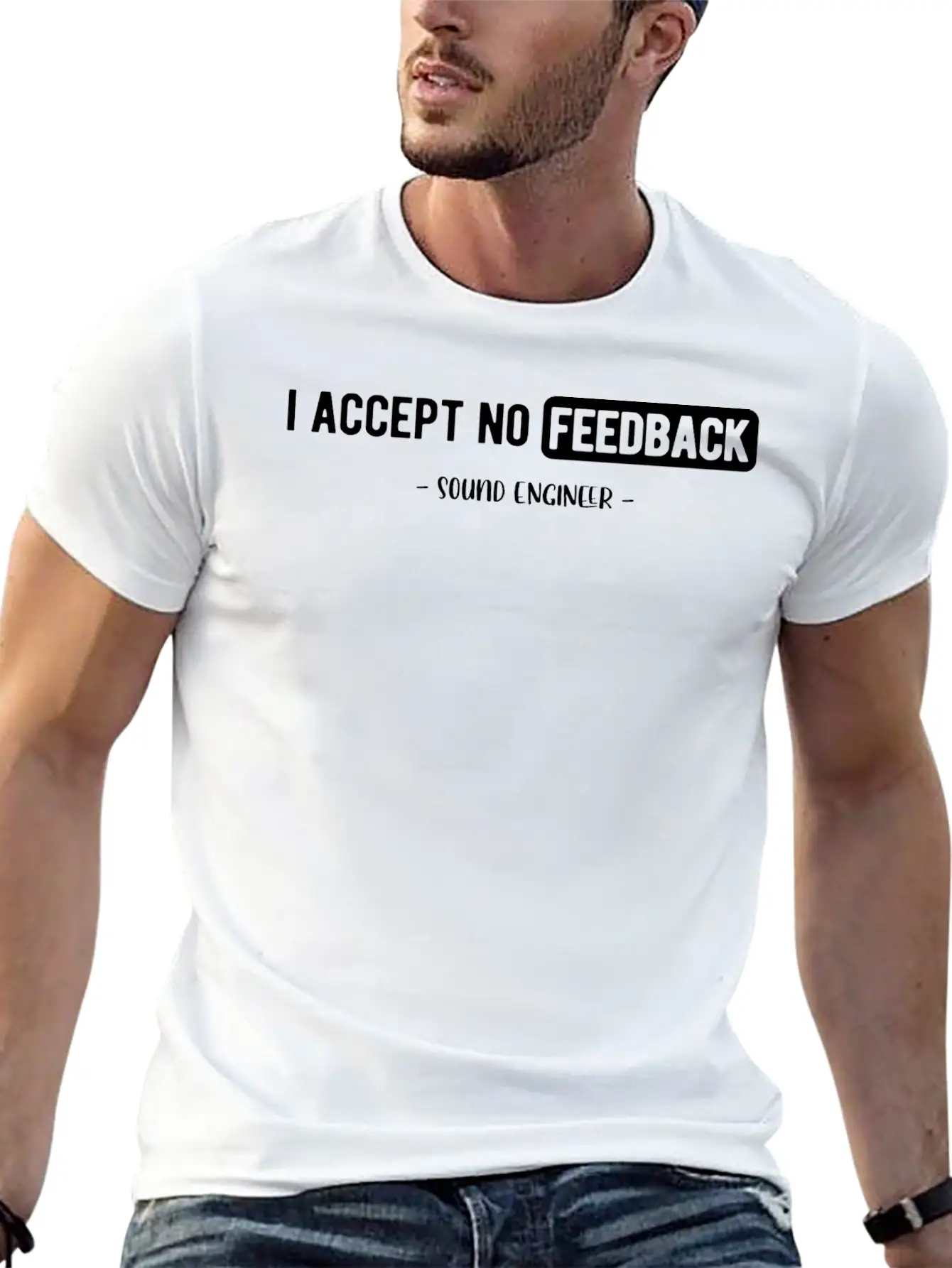 Sound Guy Timeless Short Sleeve Tee – Comfy And Minimalist Design