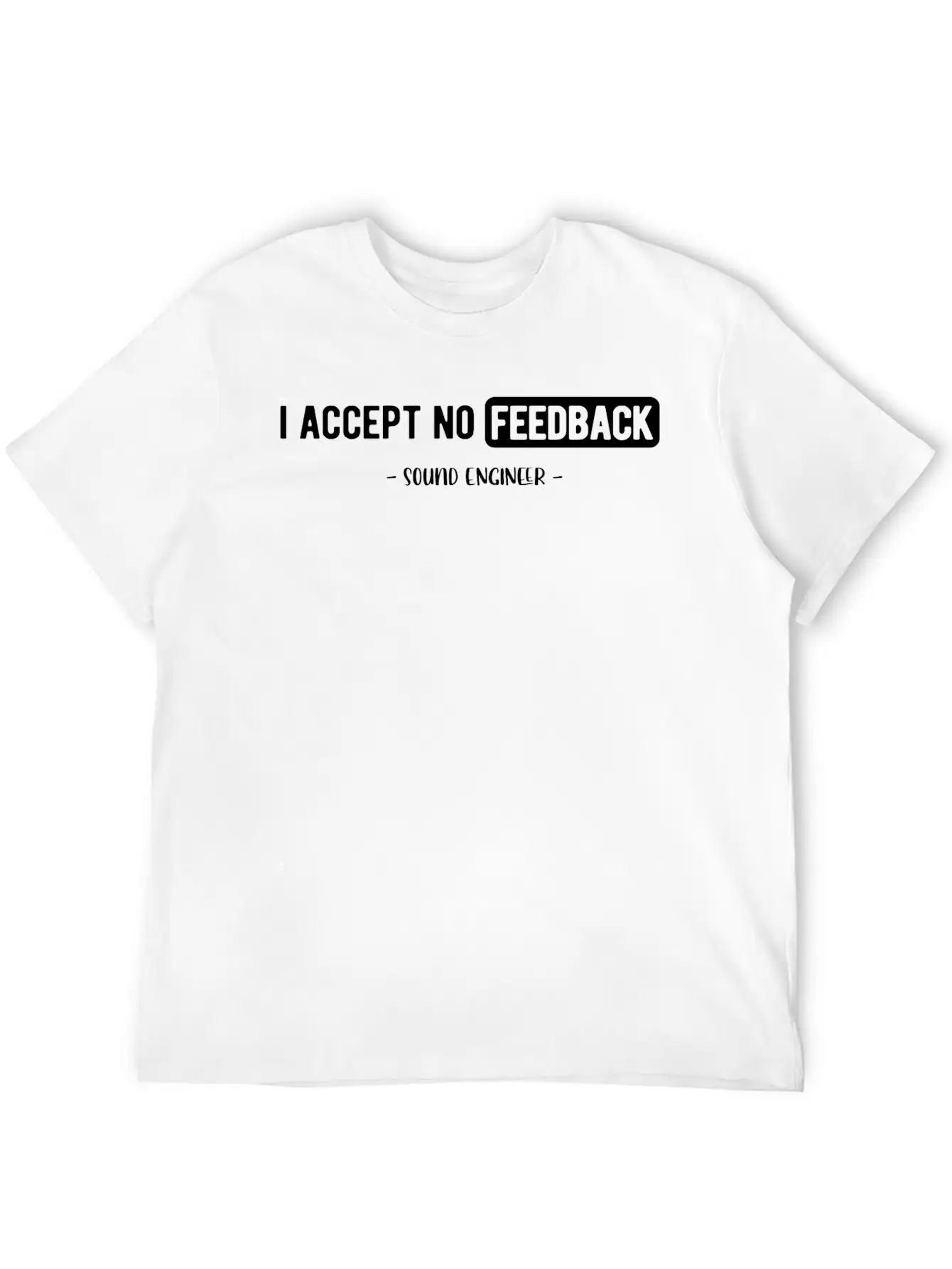 Sound Guy Timeless Short Sleeve Tee – Comfy And Minimalist Design