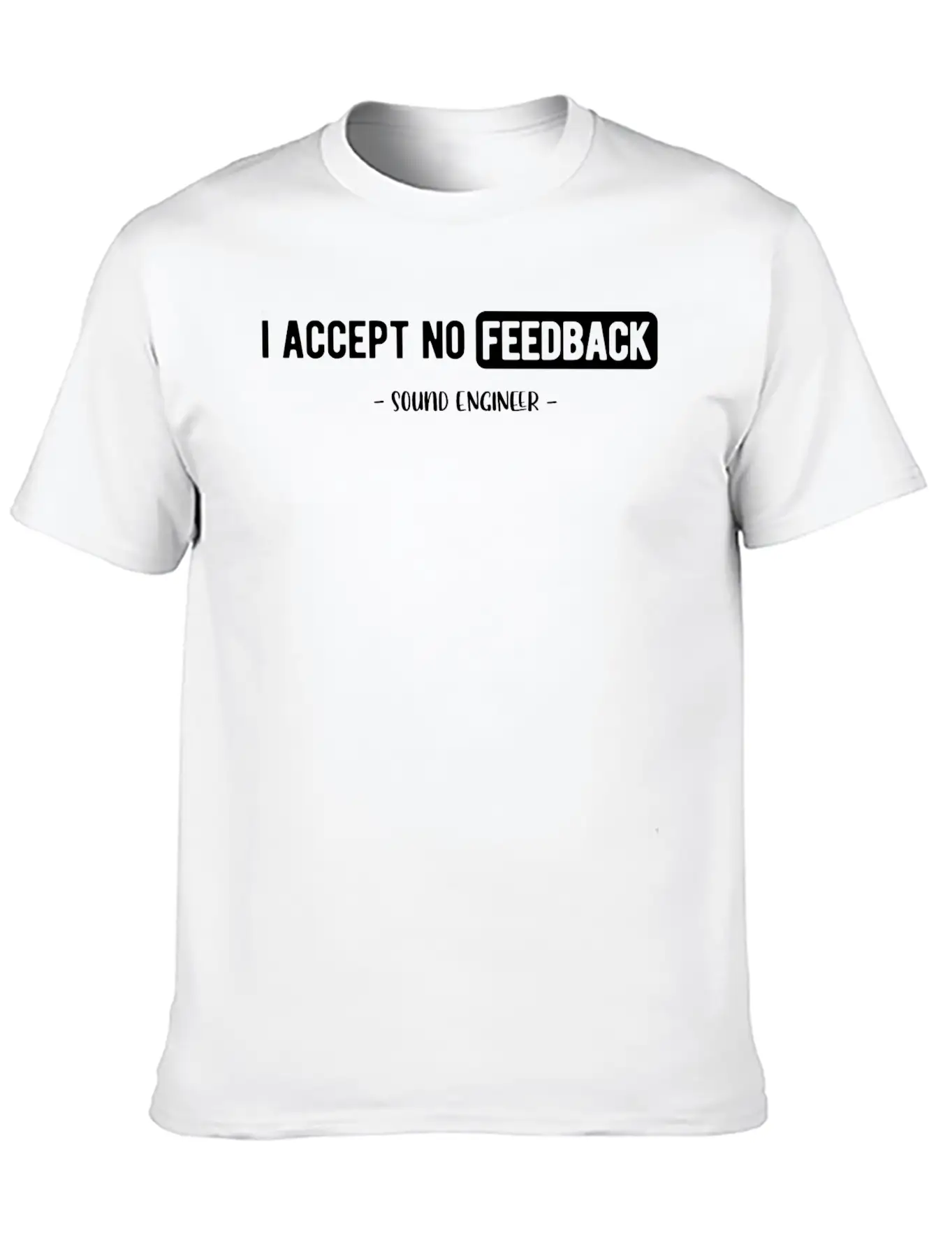 Sound Guy Timeless Short Sleeve Tee – Comfy And Minimalist Design