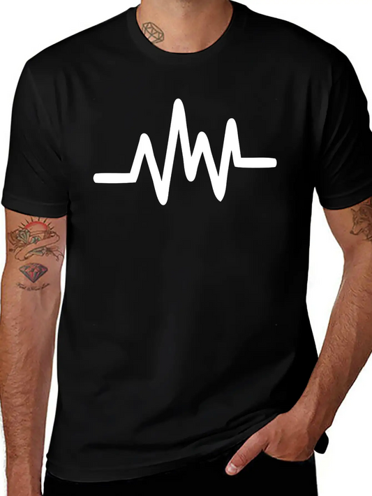 Sound Waves Stylish Everyday T-Shirt – Unisex Basic Cotton Tee