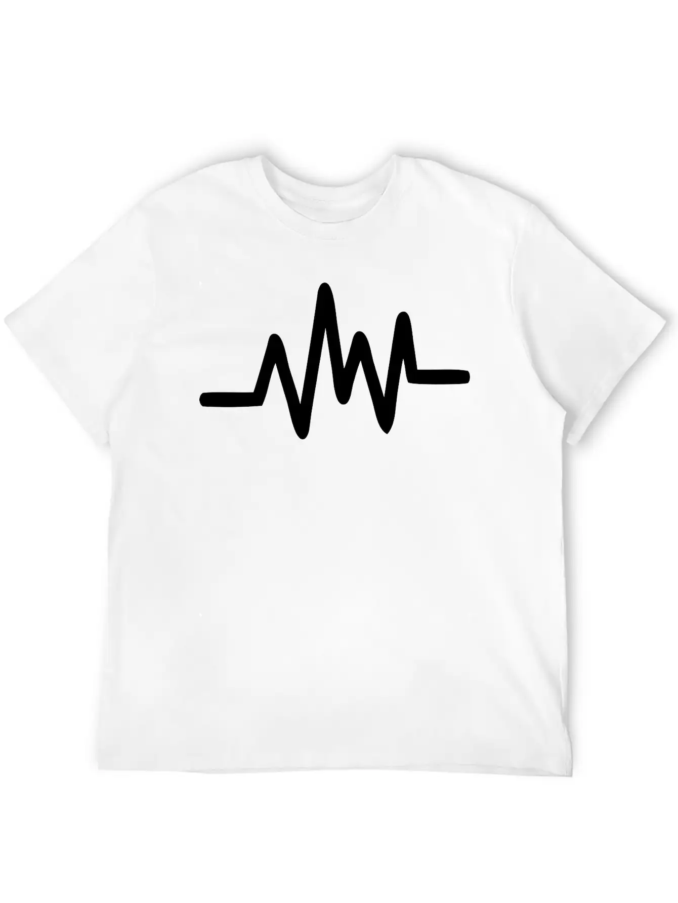 Sound Waves Stylish Everyday T-Shirt – Unisex Basic Cotton Tee