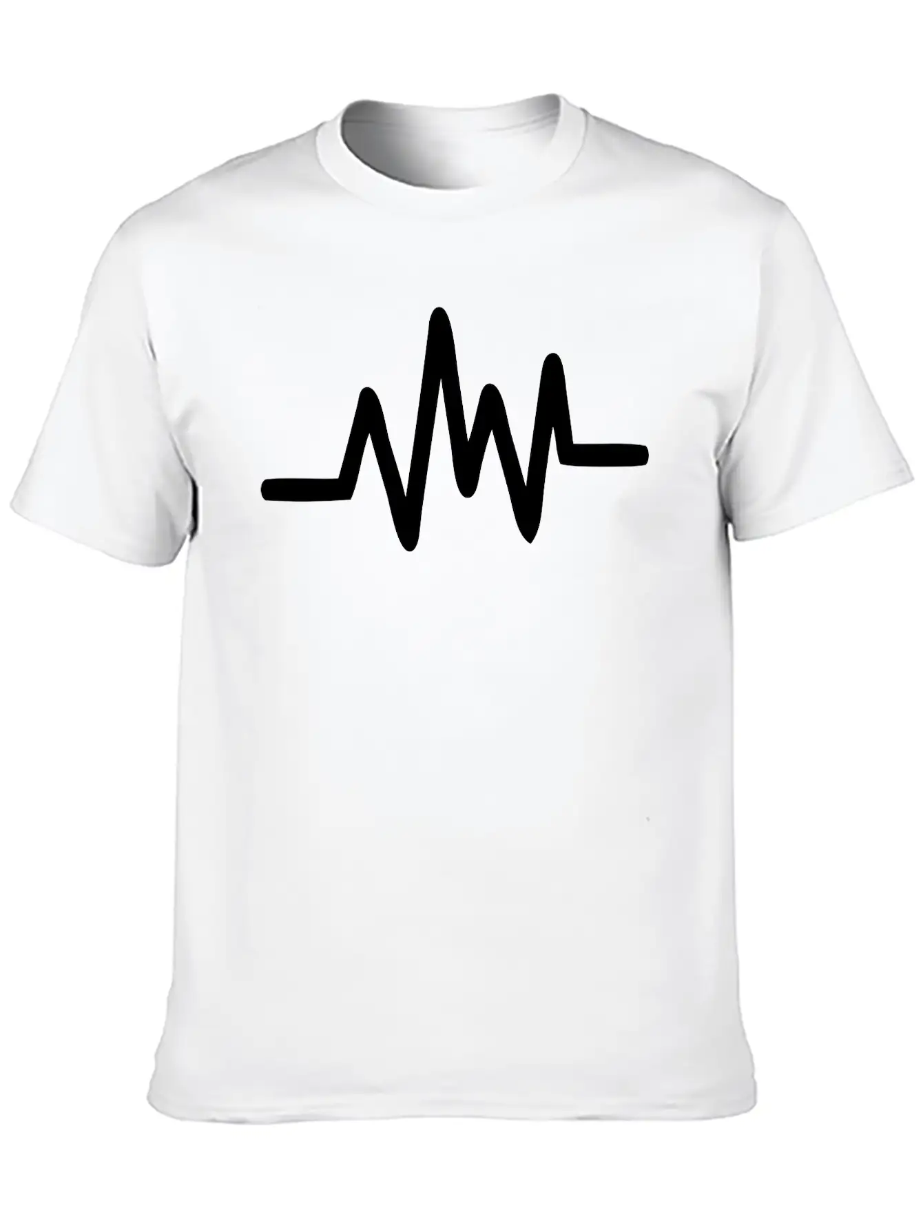 Sound Waves Stylish Everyday T-Shirt – Unisex Basic Cotton Tee