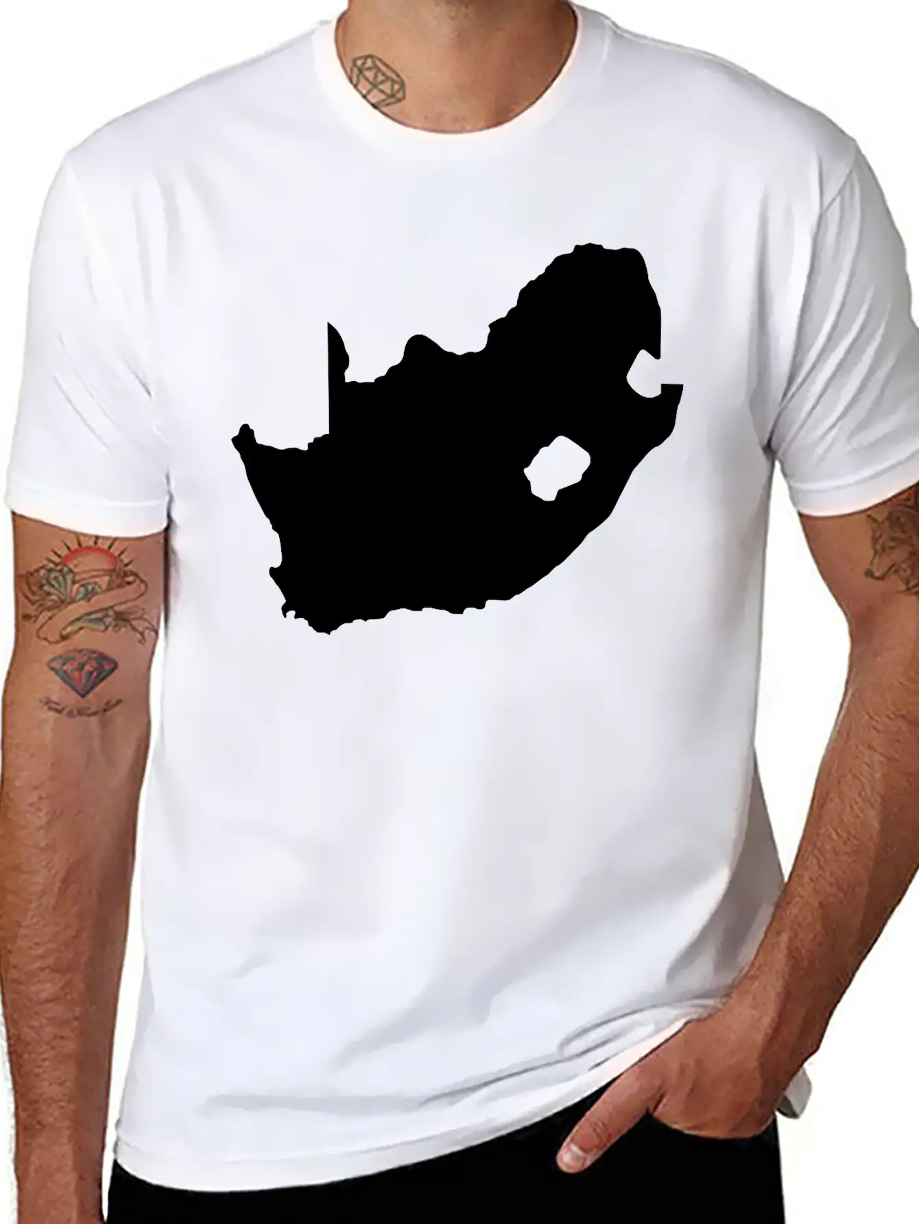 South Africa Comfortable Minimalist Graphic Tee – Summer Style Essential