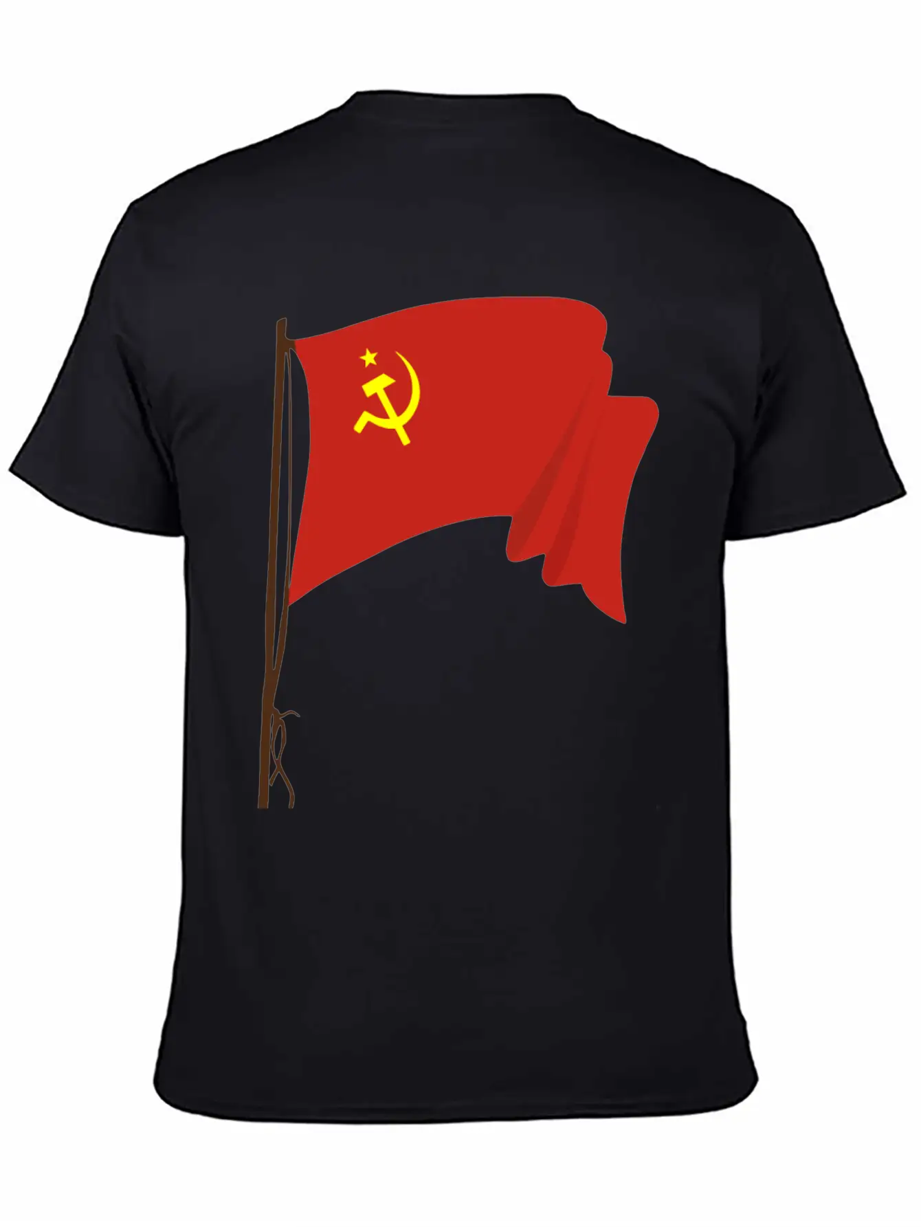 Soviet Flag 2 Unisex Short Sleeve Soft Cotton T-Shirt – Casual Everyday Wear