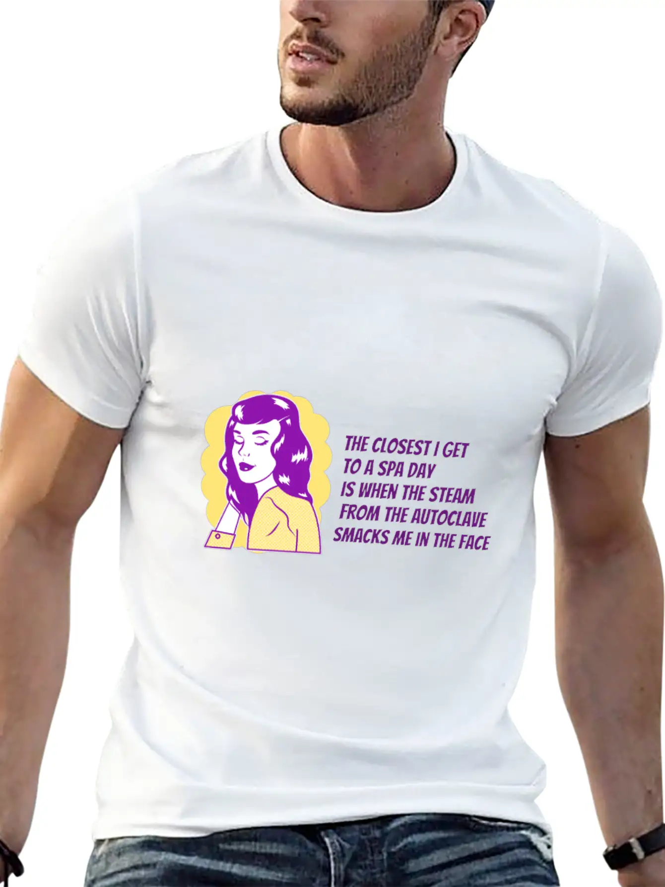 Spa Day In Dentistry, Dental T-shirt Unisex Casual T-Shirt – Clean Design For Daily Comfort