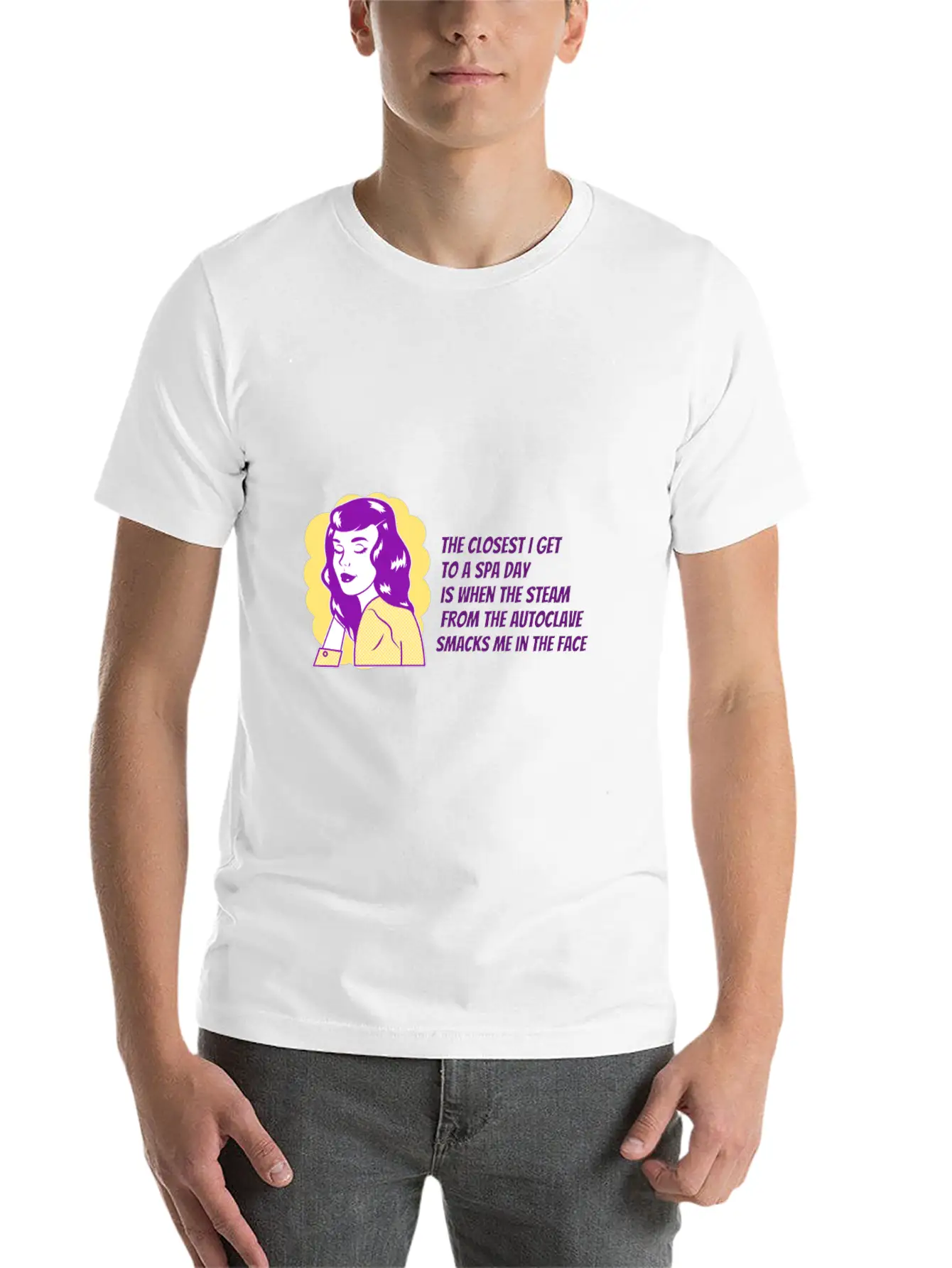 Spa Day In Dentistry, Dental T-shirt Unisex Casual T-Shirt – Clean Design For Daily Comfort