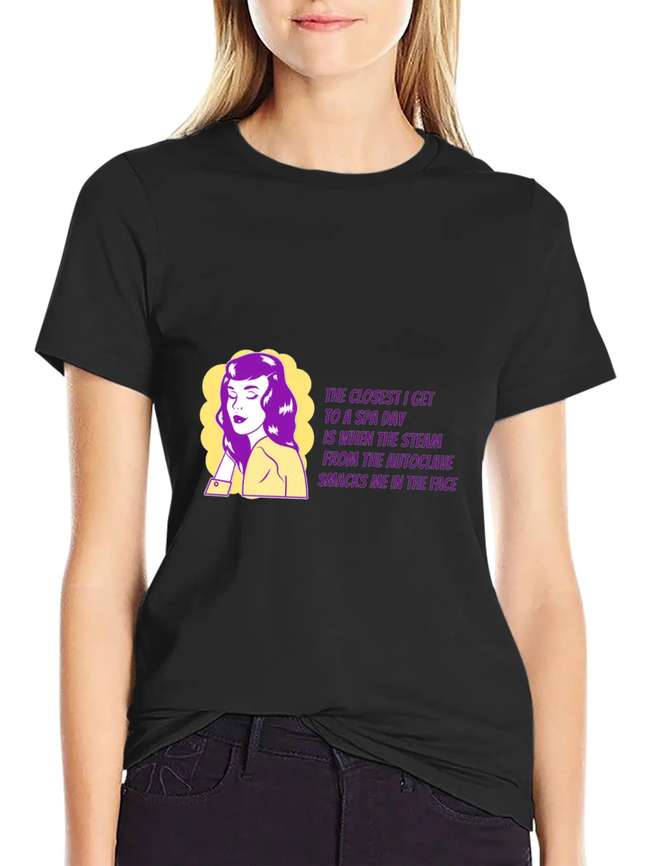 Spa Day In Dentistry, Dental T-shirt Unisex Casual T-Shirt – Clean Design For Daily Comfort