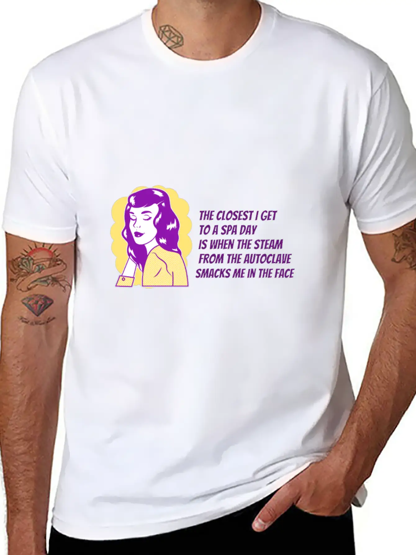 Spa Day In Dentistry, Dental T-shirt Unisex Casual T-Shirt – Clean Design For Daily Comfort