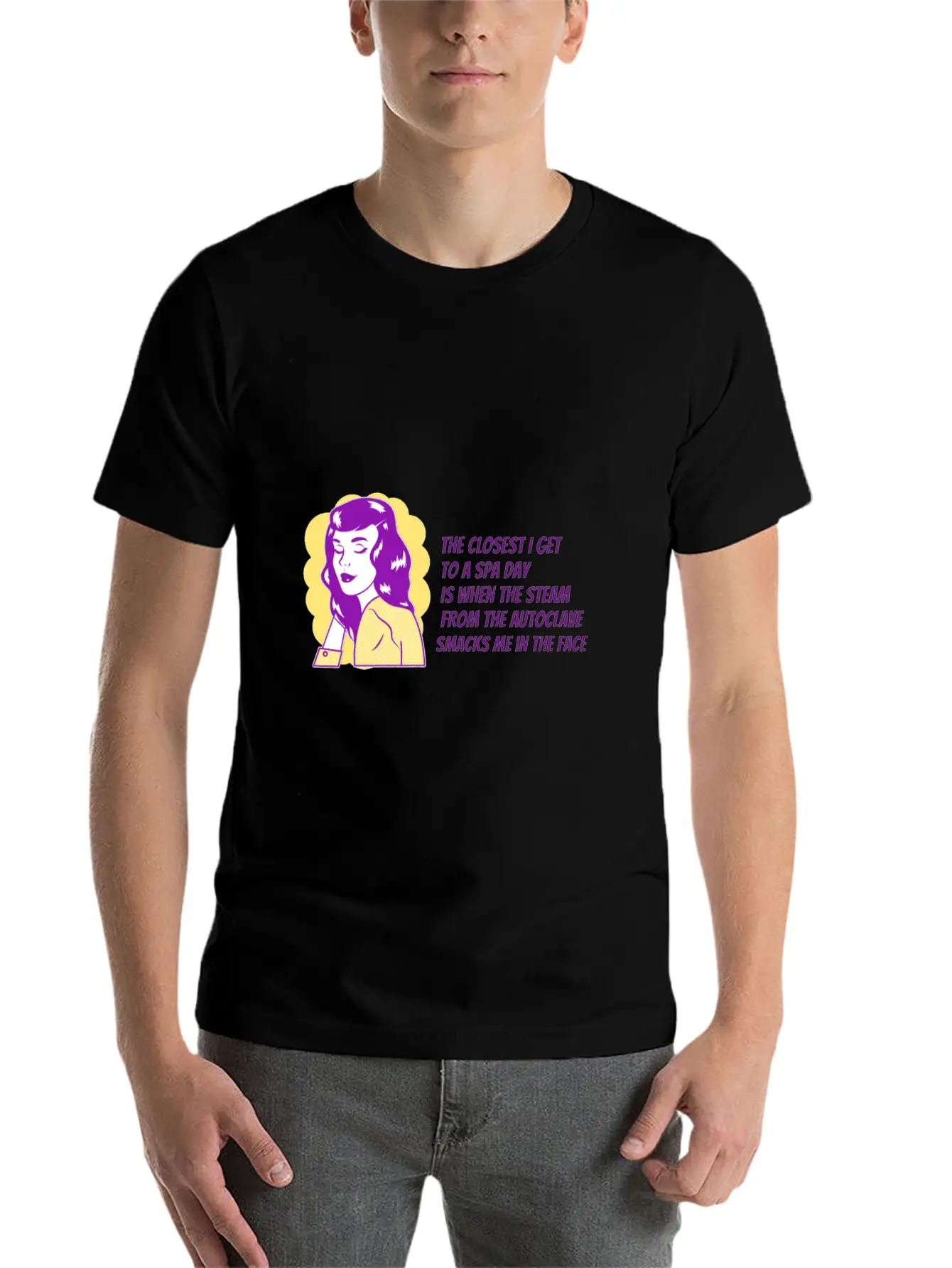 Spa Day In Dentistry, Dental T-shirt Unisex Casual T-Shirt – Clean Design For Daily Comfort