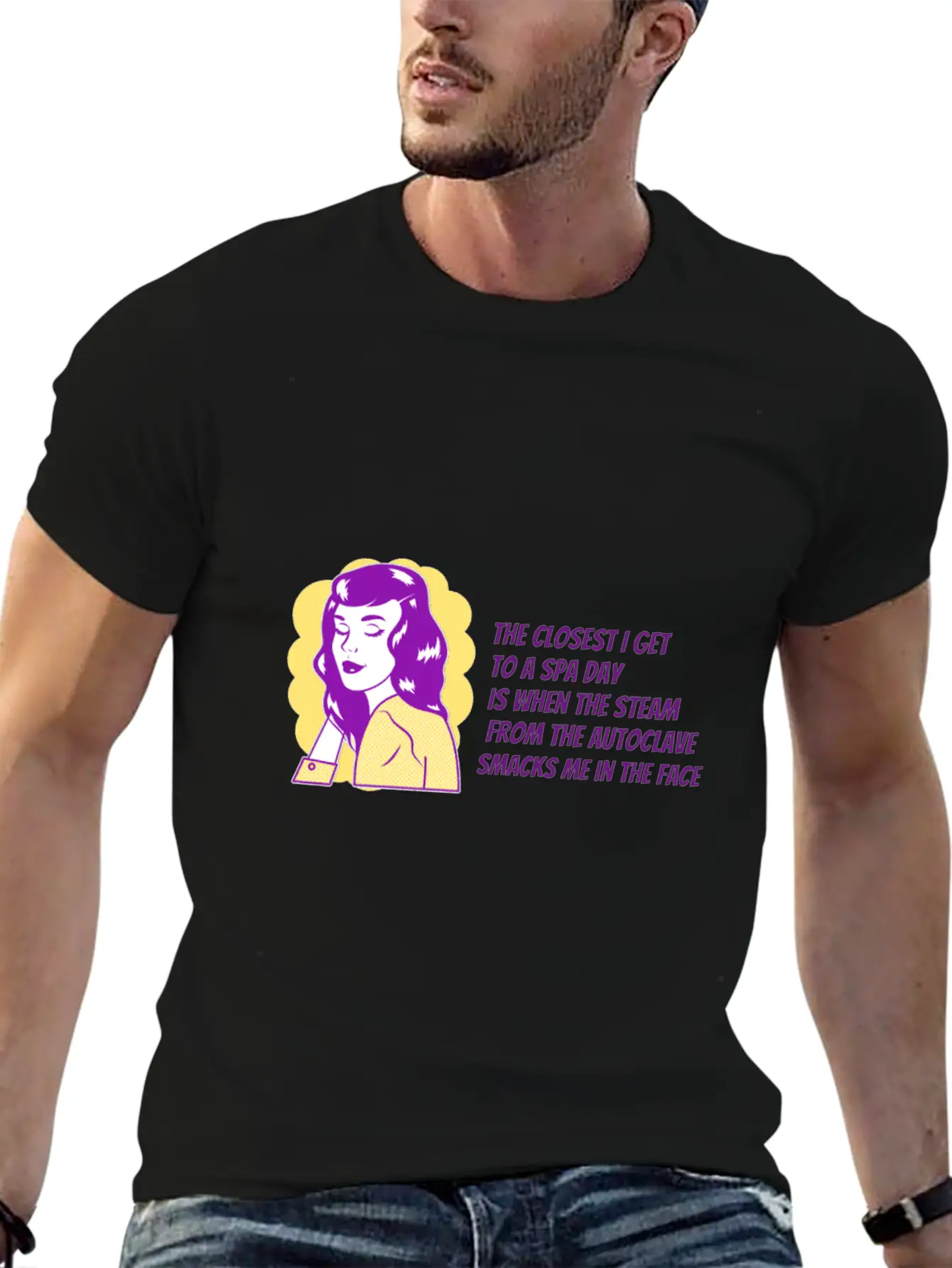 Spa Day In Dentistry, Dental T-shirt Unisex Casual T-Shirt – Clean Design For Daily Comfort