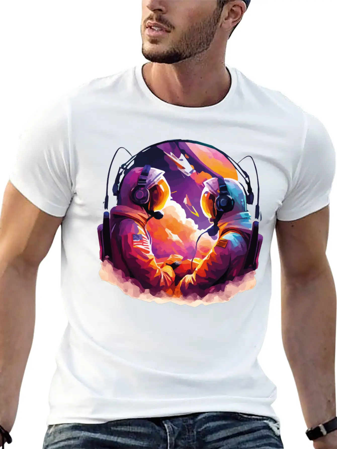 Space 1 Stylish Everyday T-Shirt – Unisex Basic Cotton Tee