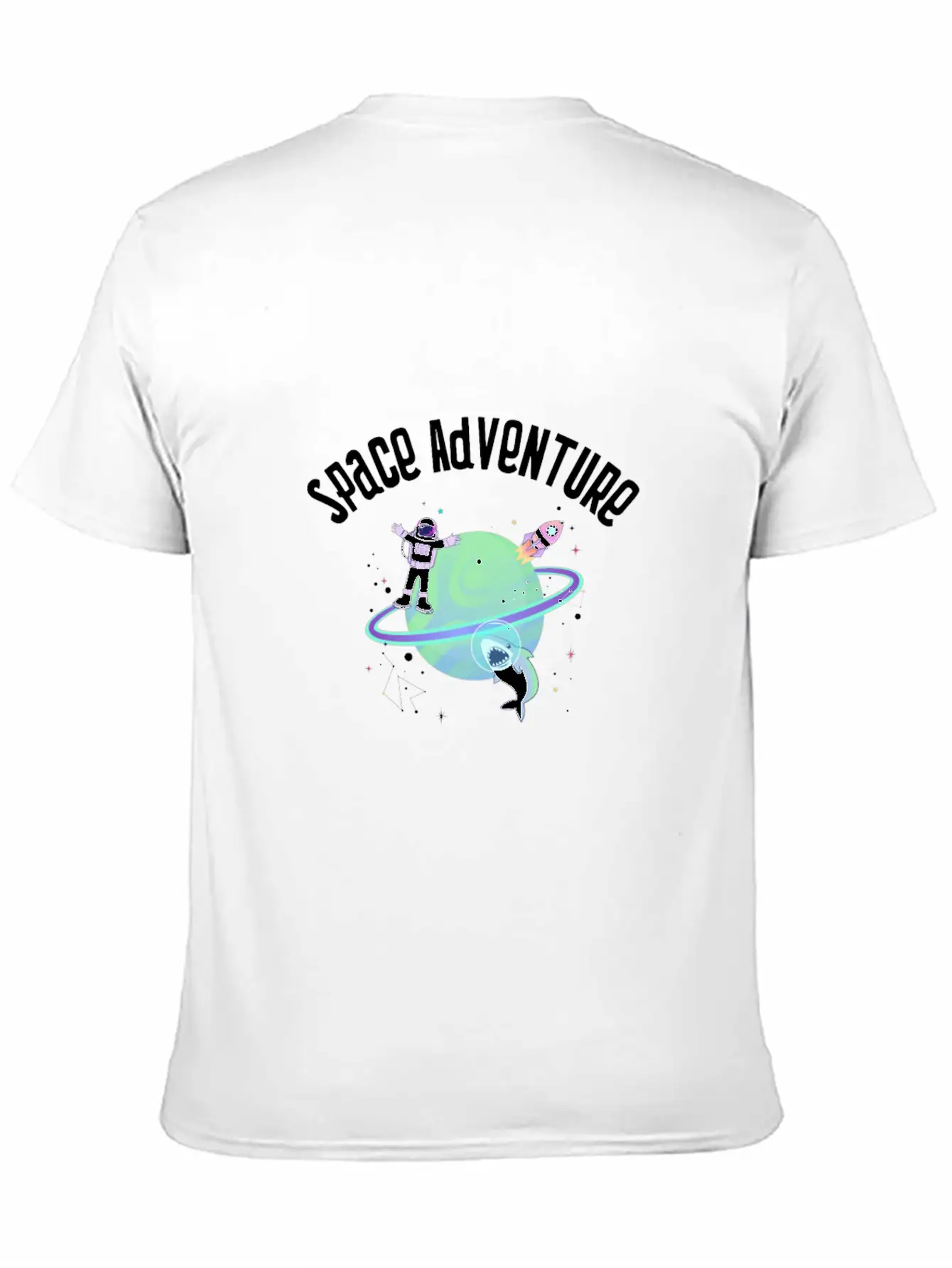 Space Adventure Stylish Everyday T-Shirt – Unisex Basic Cotton Tee