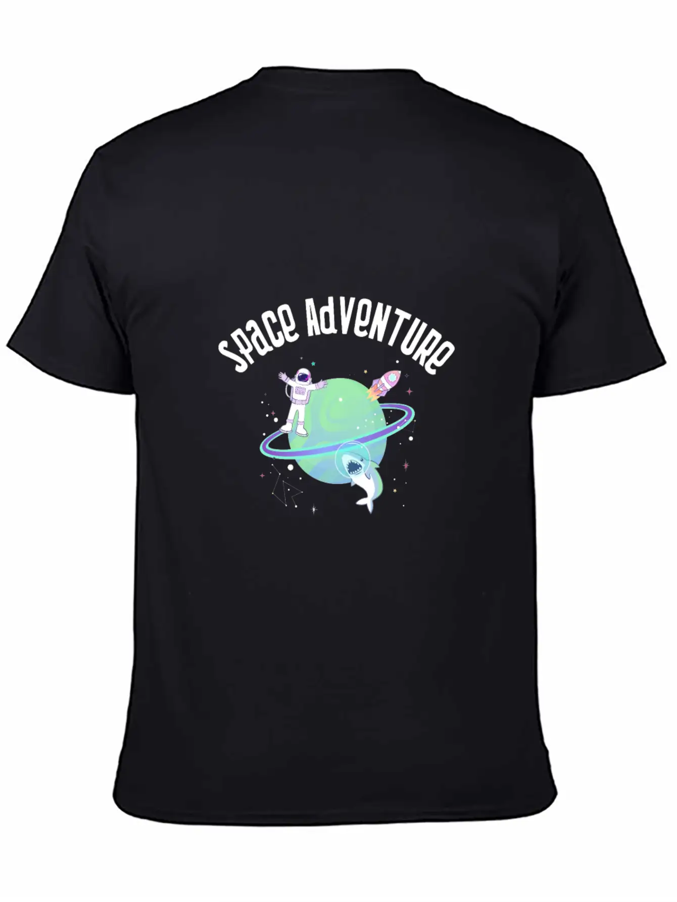Space Adventure Stylish Everyday T-Shirt – Unisex Basic Cotton Tee