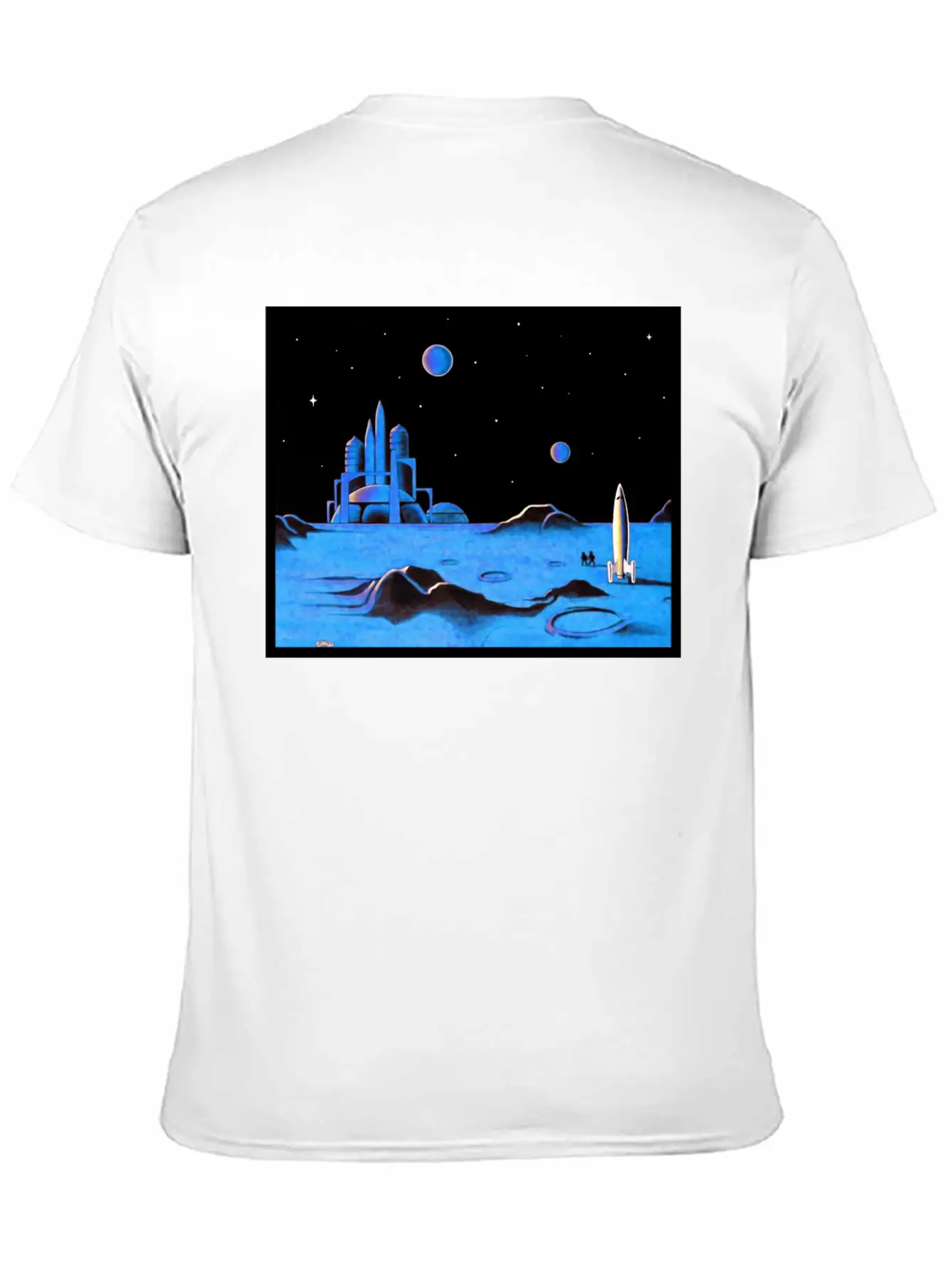 Space Art Timeless Short Sleeve Tee – Comfy And Minimalist Design