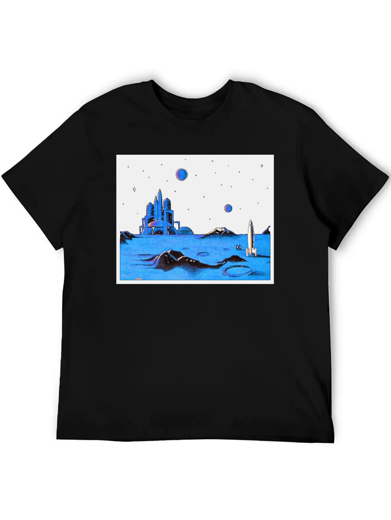 Space Art Timeless Short Sleeve Tee – Comfy And Minimalist Design