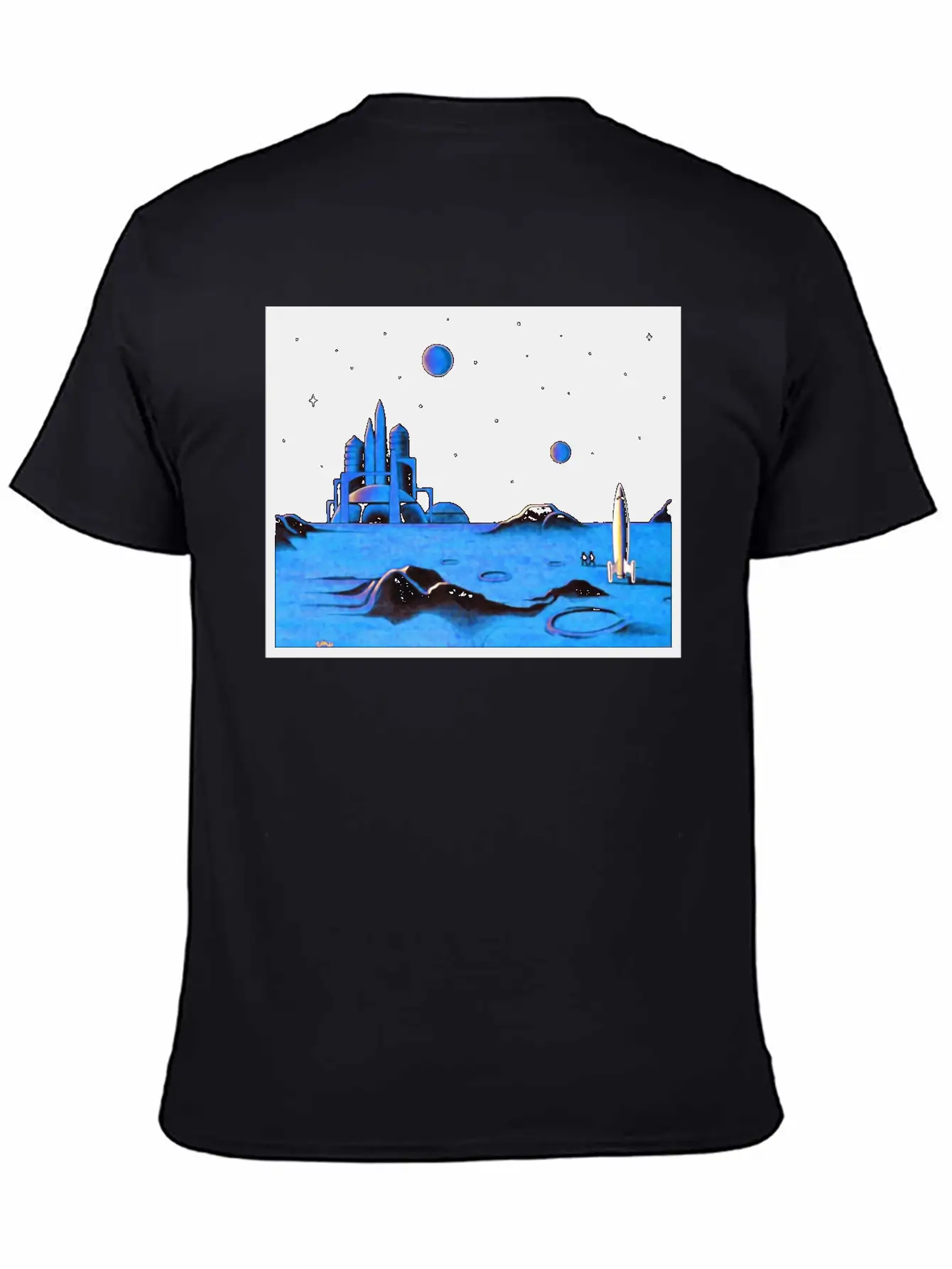 Space Art Timeless Short Sleeve Tee – Comfy And Minimalist Design