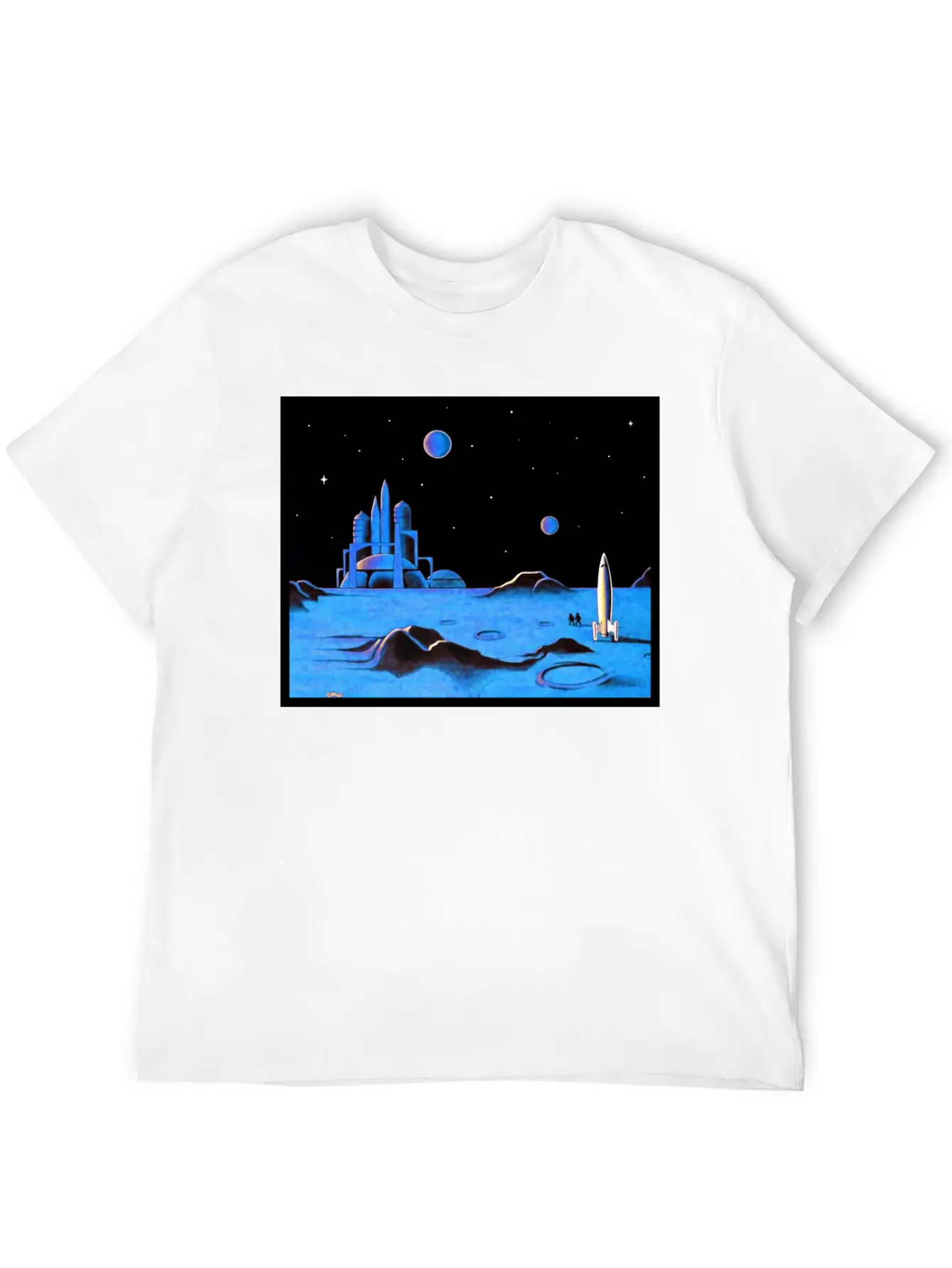 Space Art Timeless Short Sleeve Tee – Comfy And Minimalist Design