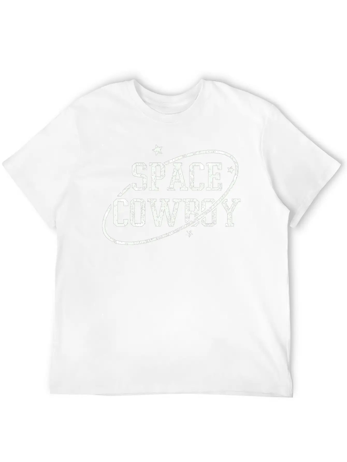 Space Cowboy Comfortable Minimalist Graphic Tee – Summer Style Essential