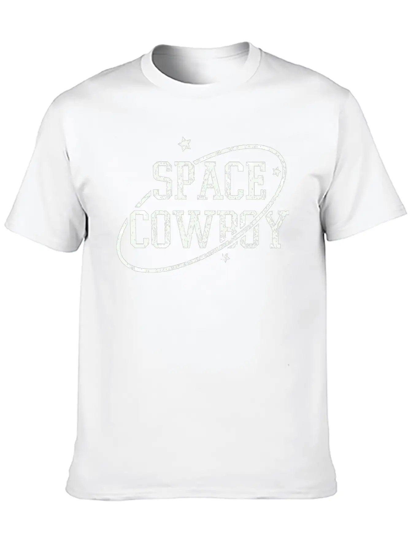 Space Cowboy Comfortable Minimalist Graphic Tee – Summer Style Essential
