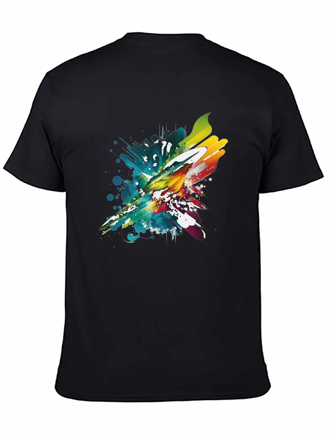 Space Rainbow Unisex Casual T-Shirt – Clean Design For Daily Comfort